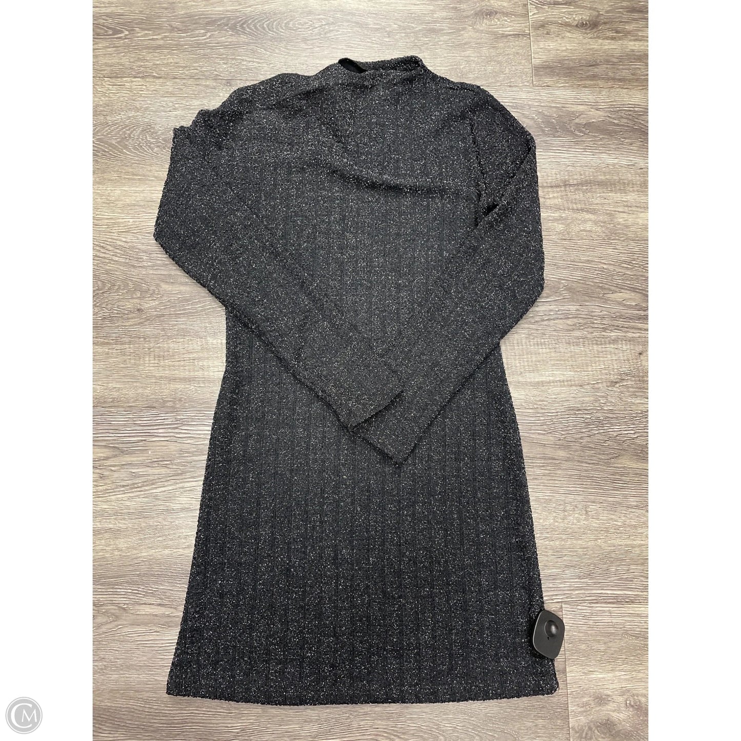 Dress Party Short By Zara In Black & Silver, Size: M