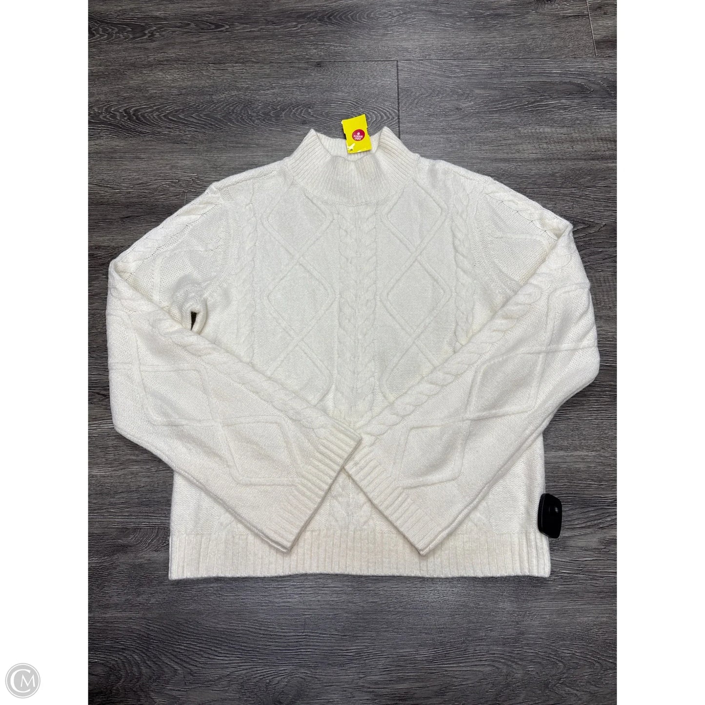 Sweater By Loft In Cream, Size: S