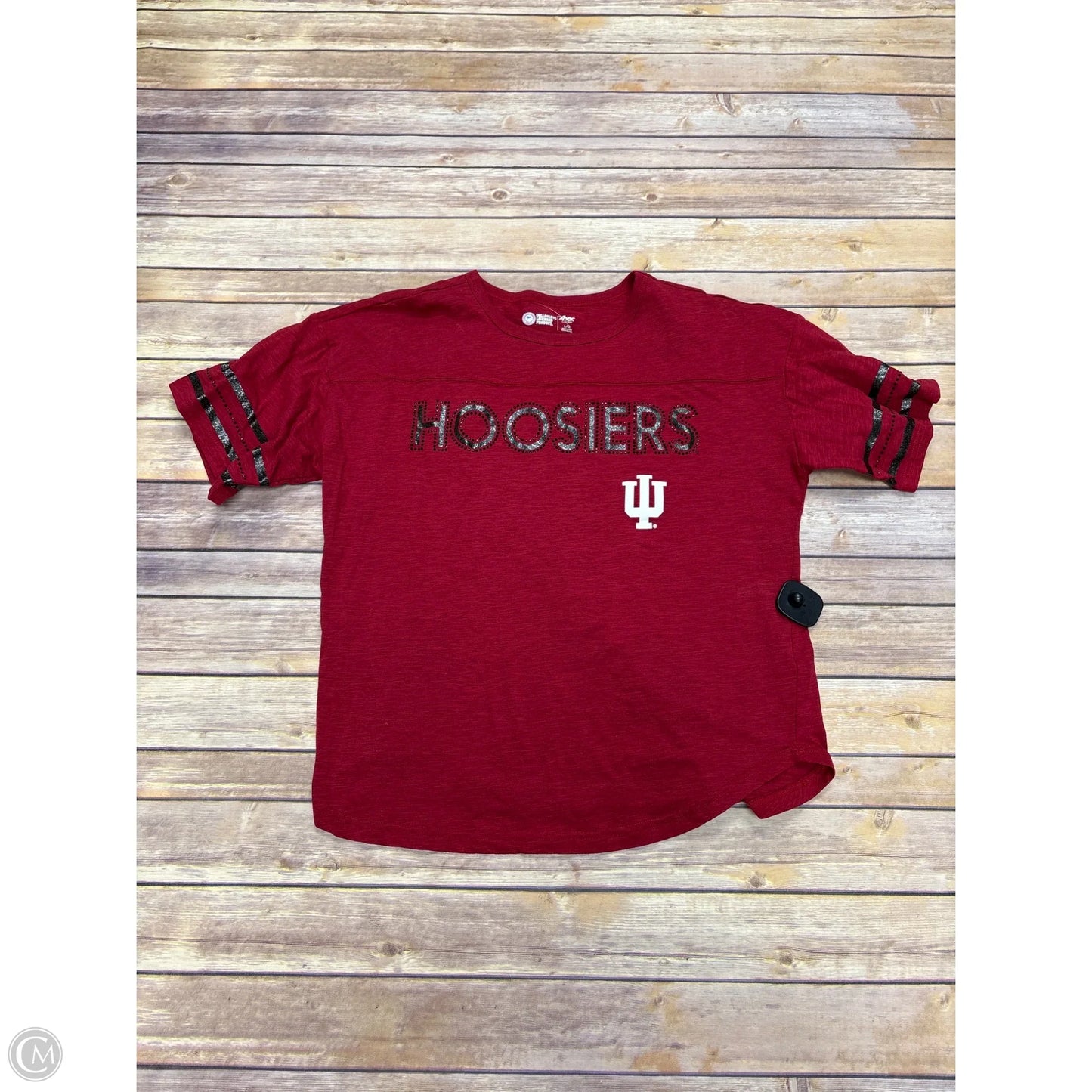 Top Short Sleeve Basic By Cmf In Red, Size: L