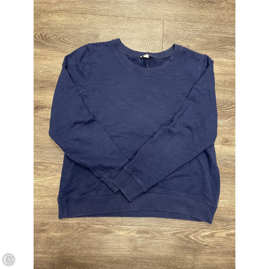 Top Long Sleeve By J. Crew In Blue, Size: M