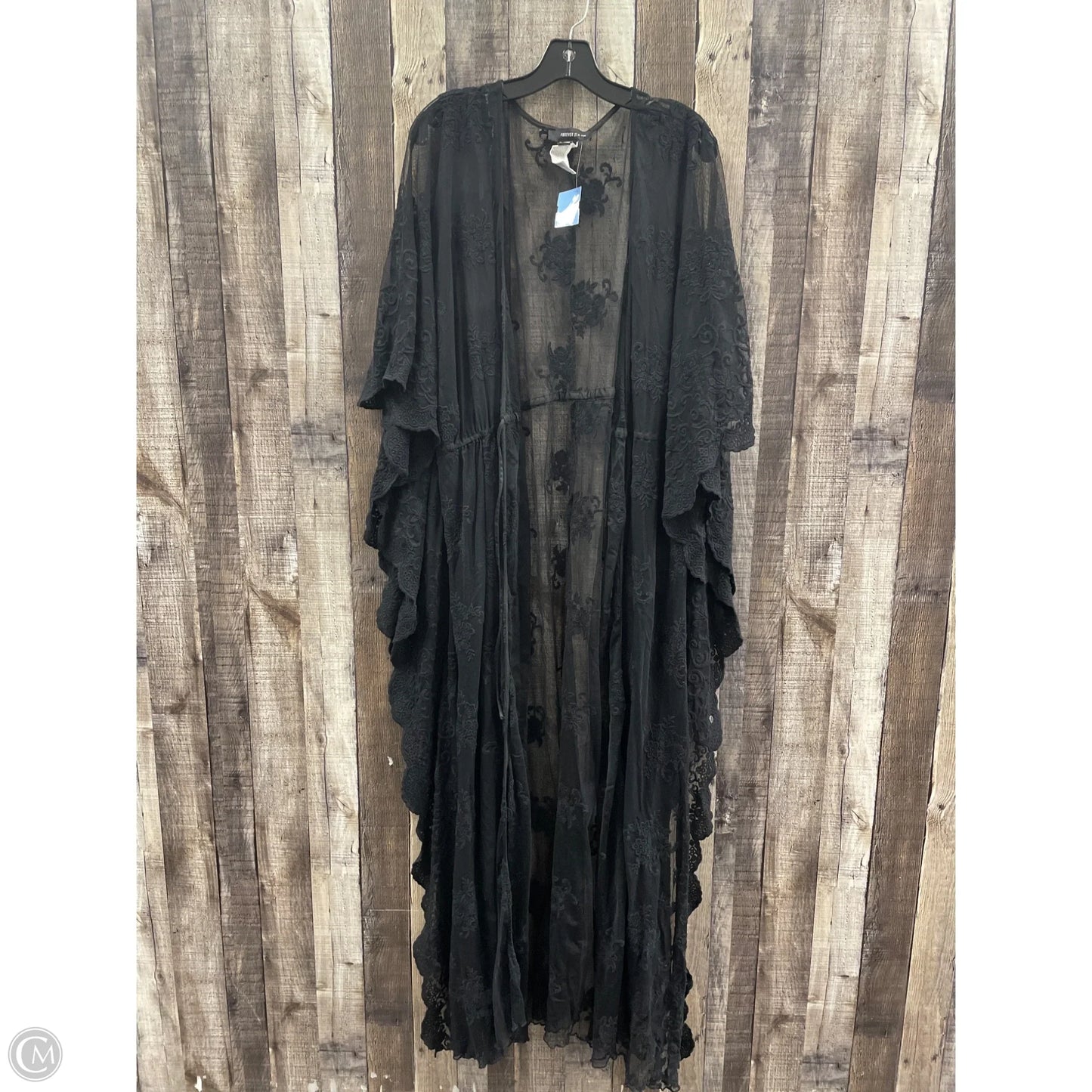 Cardigan By Forever 21 In Black, Size: 2x