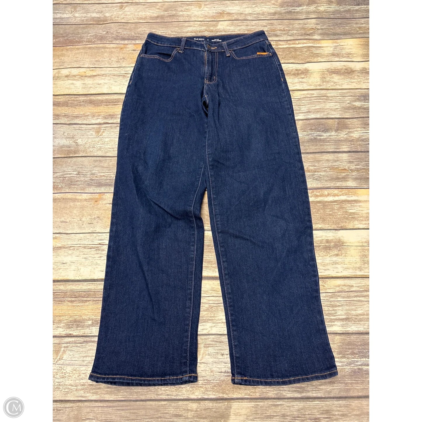 Jeans Straight By Old Navy In Blue Denim, Size: 6