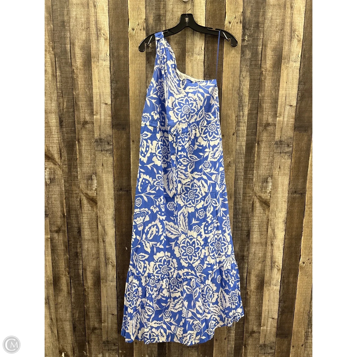 Dress Casual Maxi By Sugar Lips In Blue & White, Size: Xs