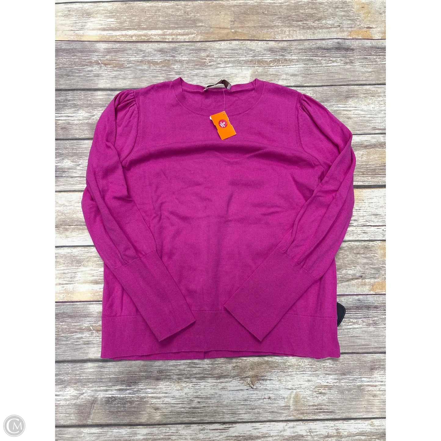 Top Long Sleeve By Loft In Pink, Size: Xl