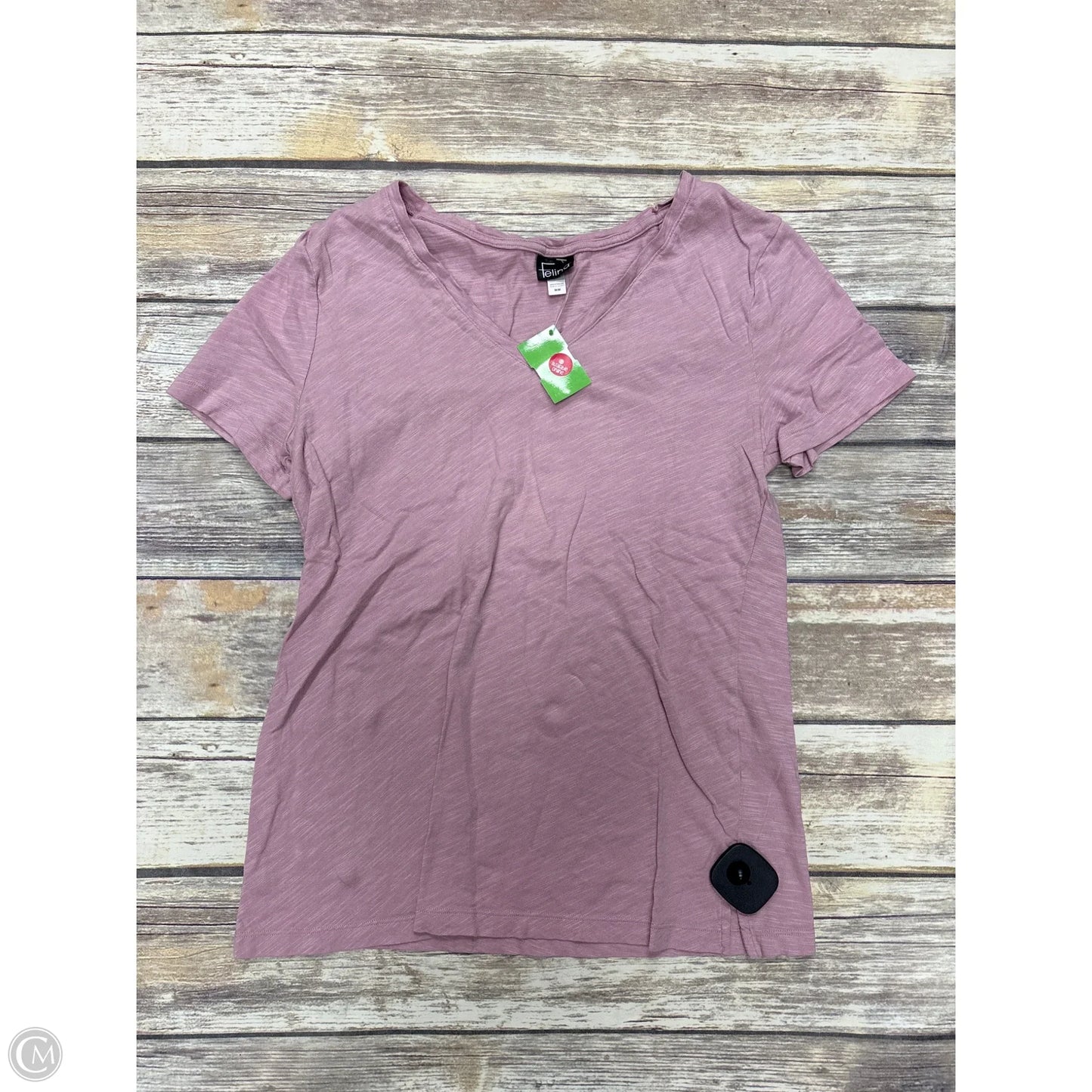 Top Short Sleeve By Felina In Pink, Size: M