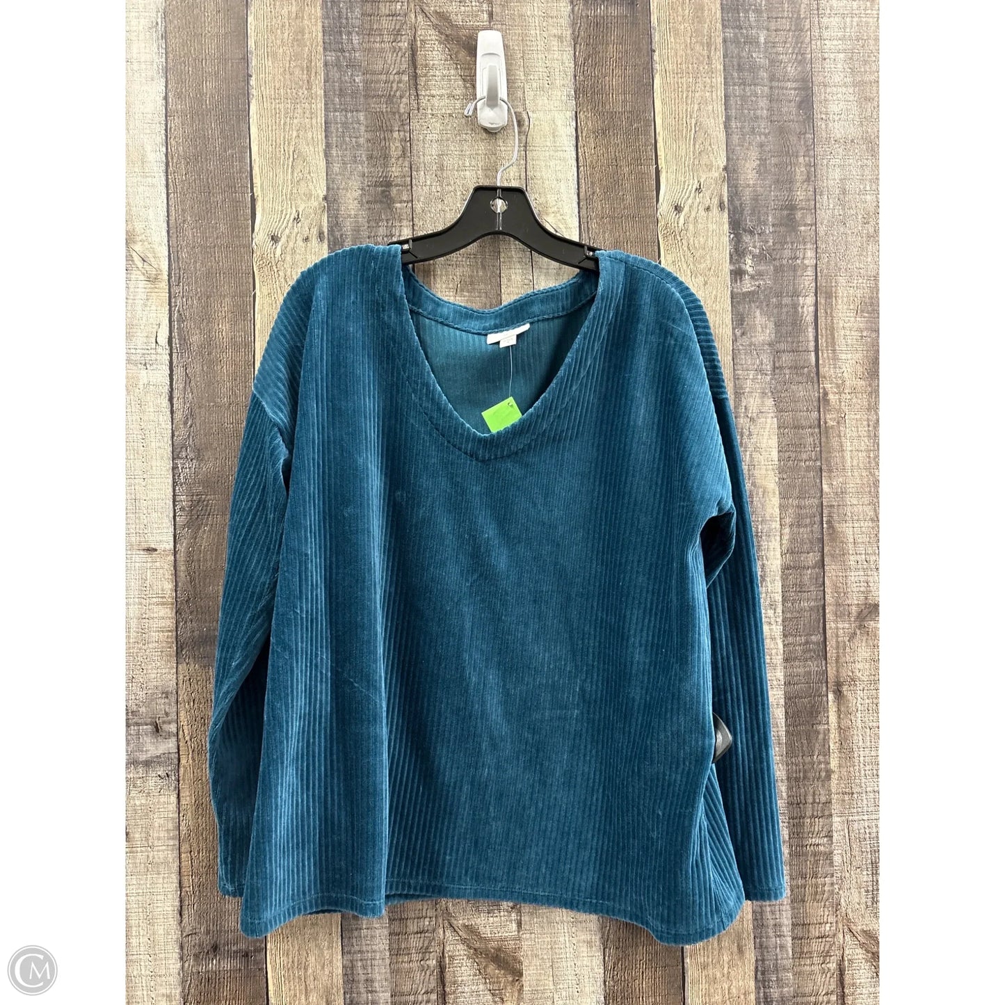 Top Long Sleeve By J. Jill In Blue, Size: M