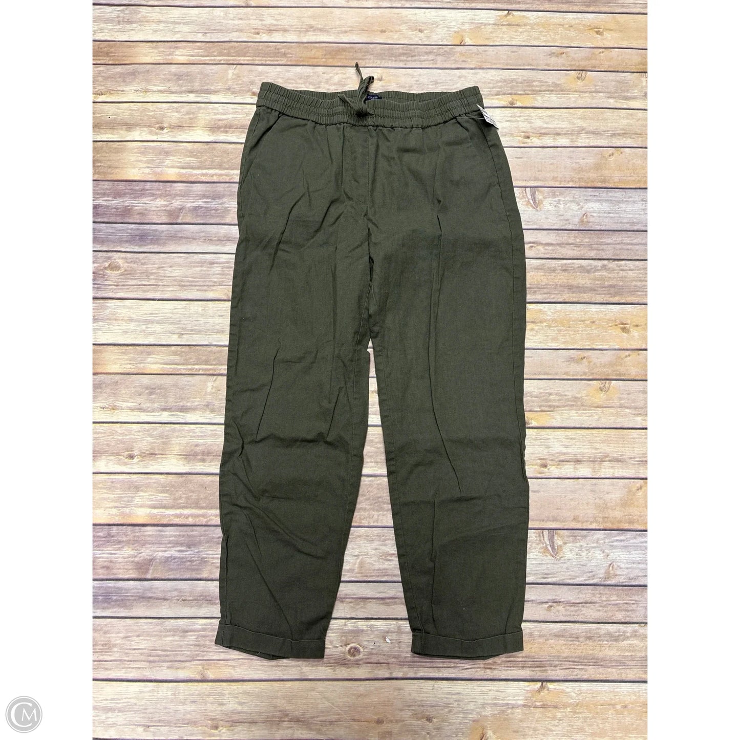 Pants Linen By J. Crew In Green, Size: 8