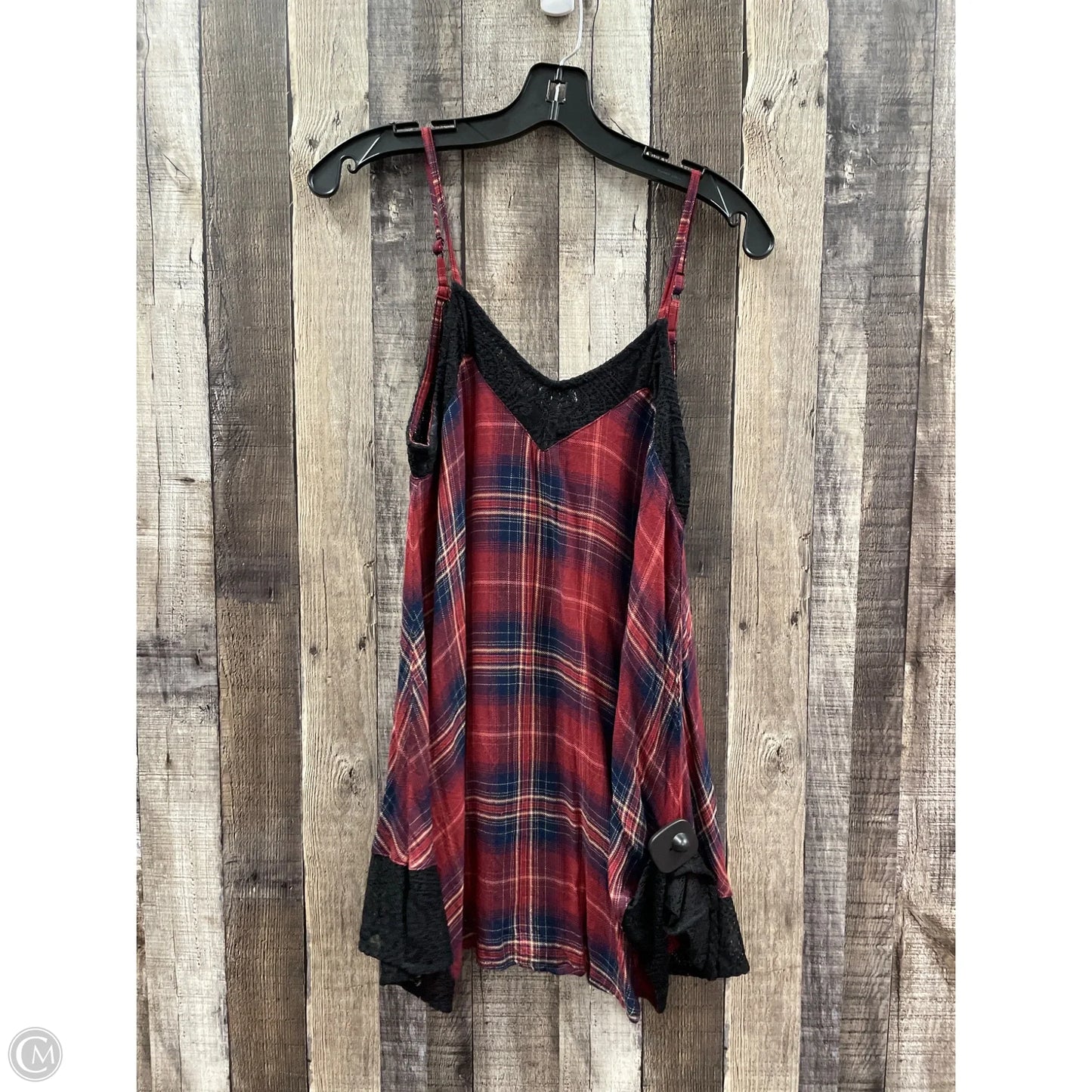 Dress Casual Short By Maurices In Plaid Pattern, Size: M