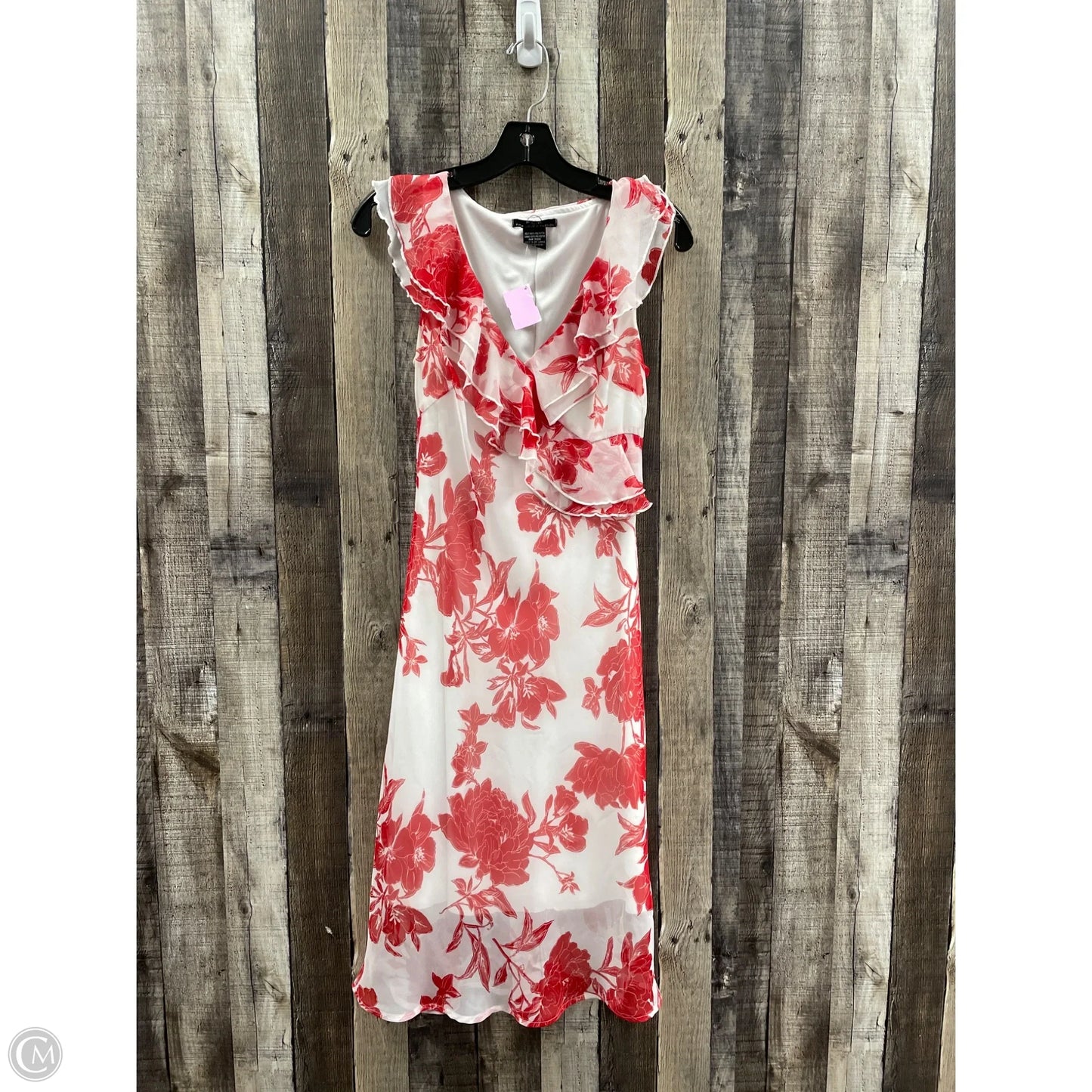 Dress Casual Midi By Cme In Red, Size: S
