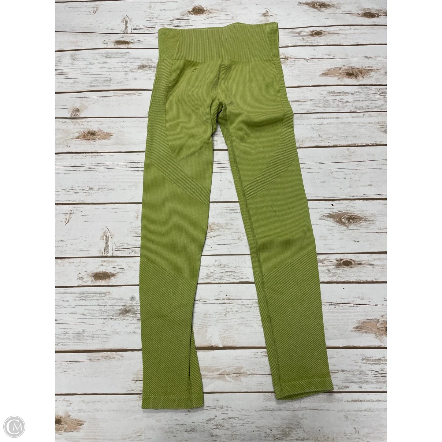 Athletic Leggings By Cmf In Green, Size: S