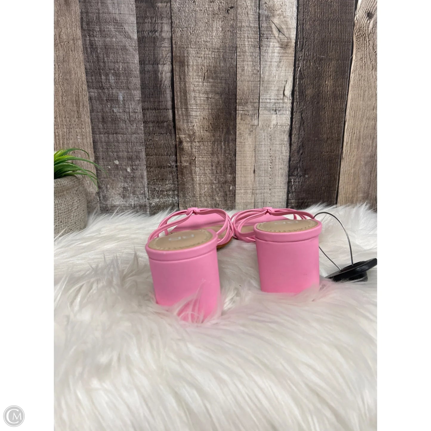 Sandals Heels Stiletto By Bp In Pink, Size: 7.5