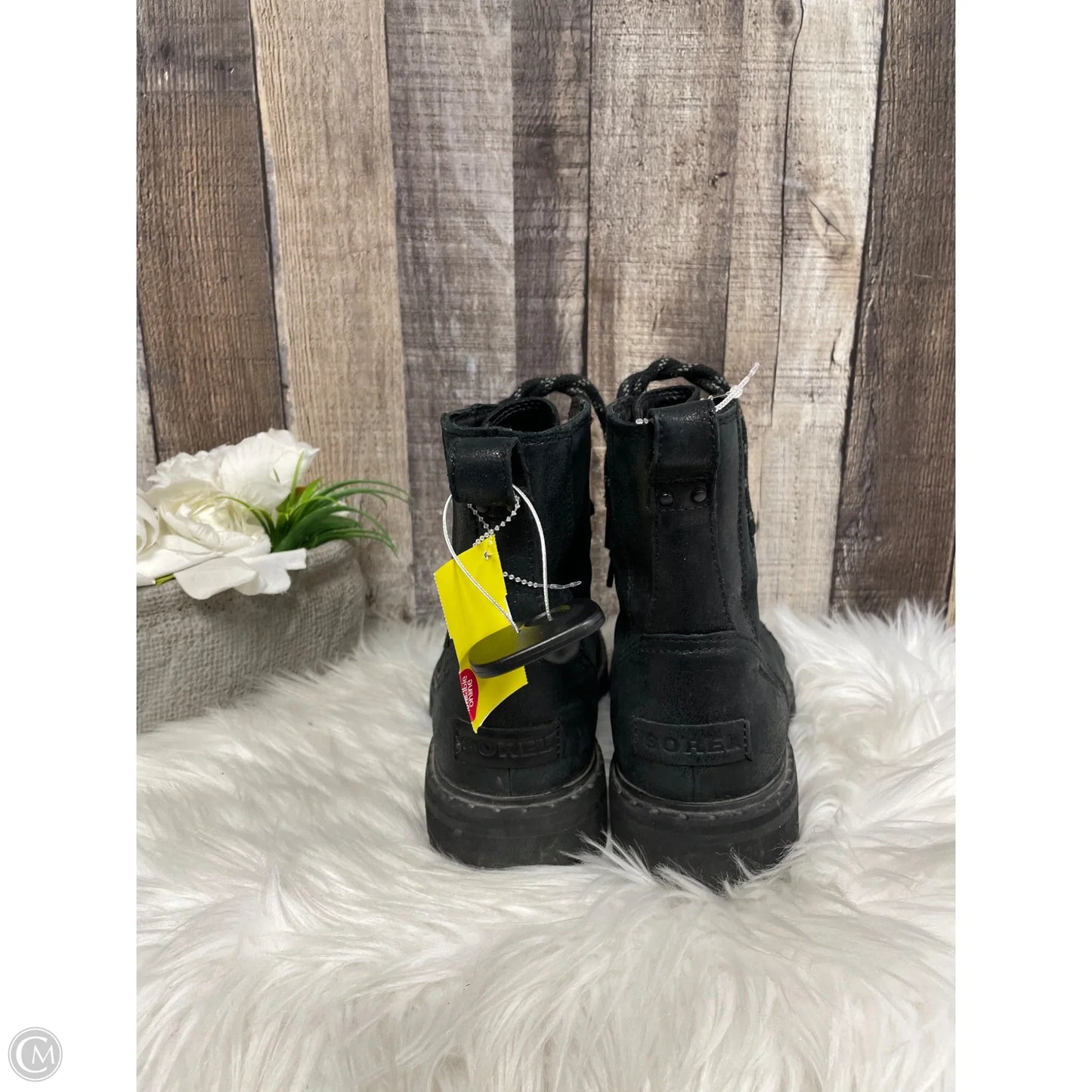 Boots Ankle Flats By Sorel In Black, Size: 6.5