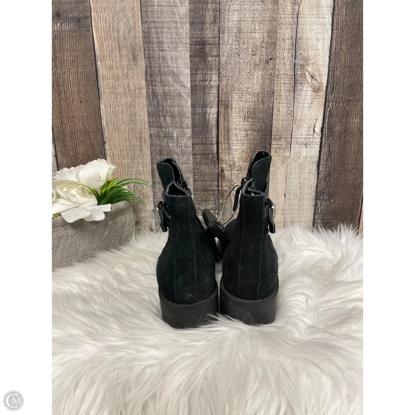 Boots Ankle Heels By Cole-haan In Black, Size: 7