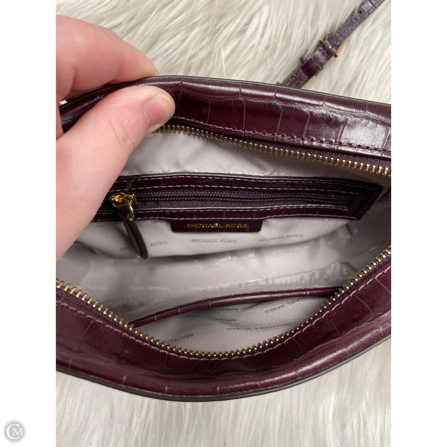 Crossbody Designer By Michael Kors, Size: Large