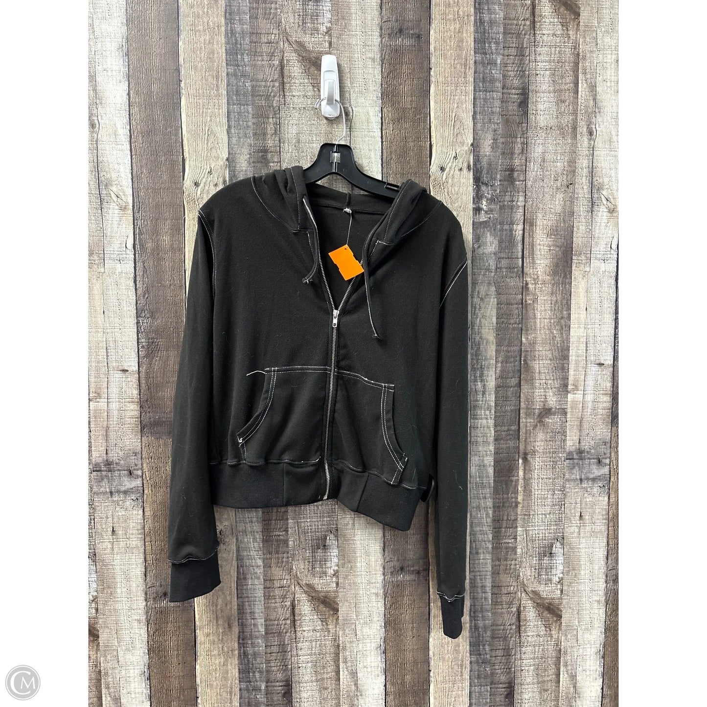 Sweatshirt Hoodie By Cmf In Black, Size: S