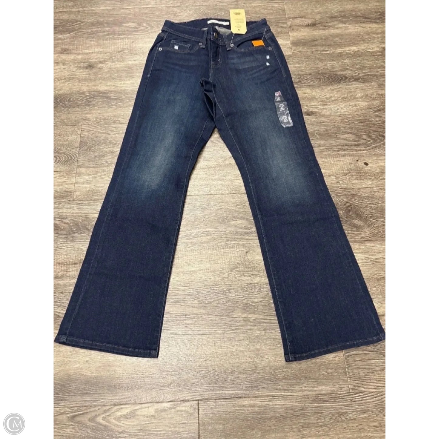Jeans Skinny By Levis In Blue Denim, Size: 4