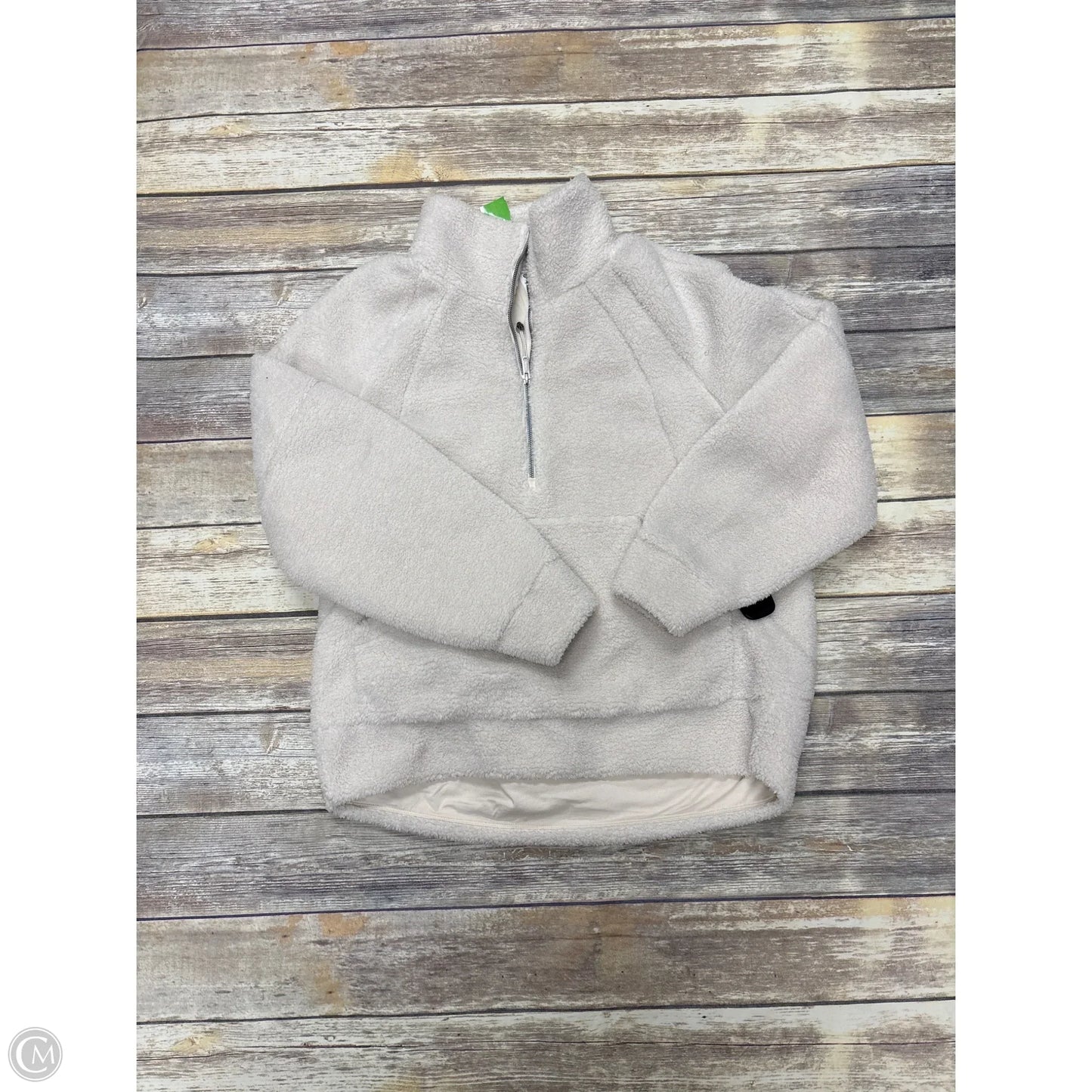 Jacket Fleece By Lululemon In Cream, Size: M