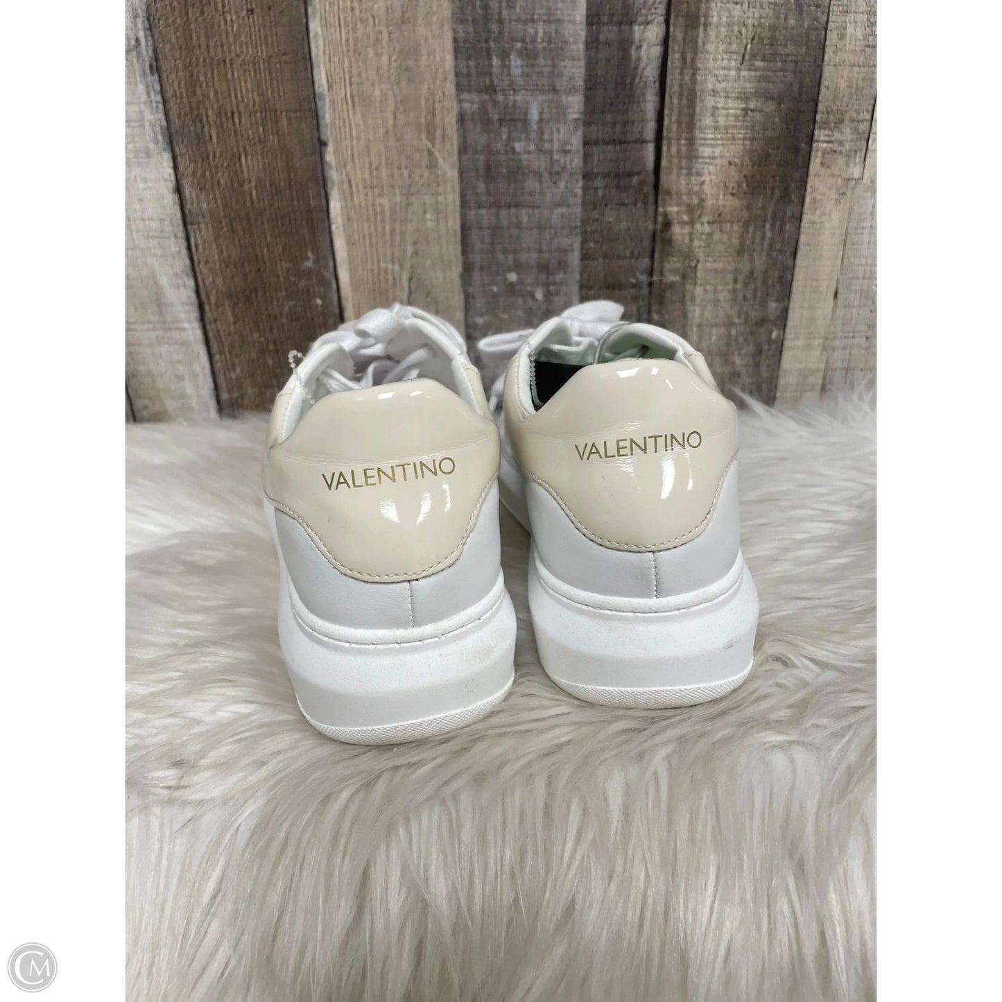 Shoes Designer By Valentino-mario In White, Size: 9