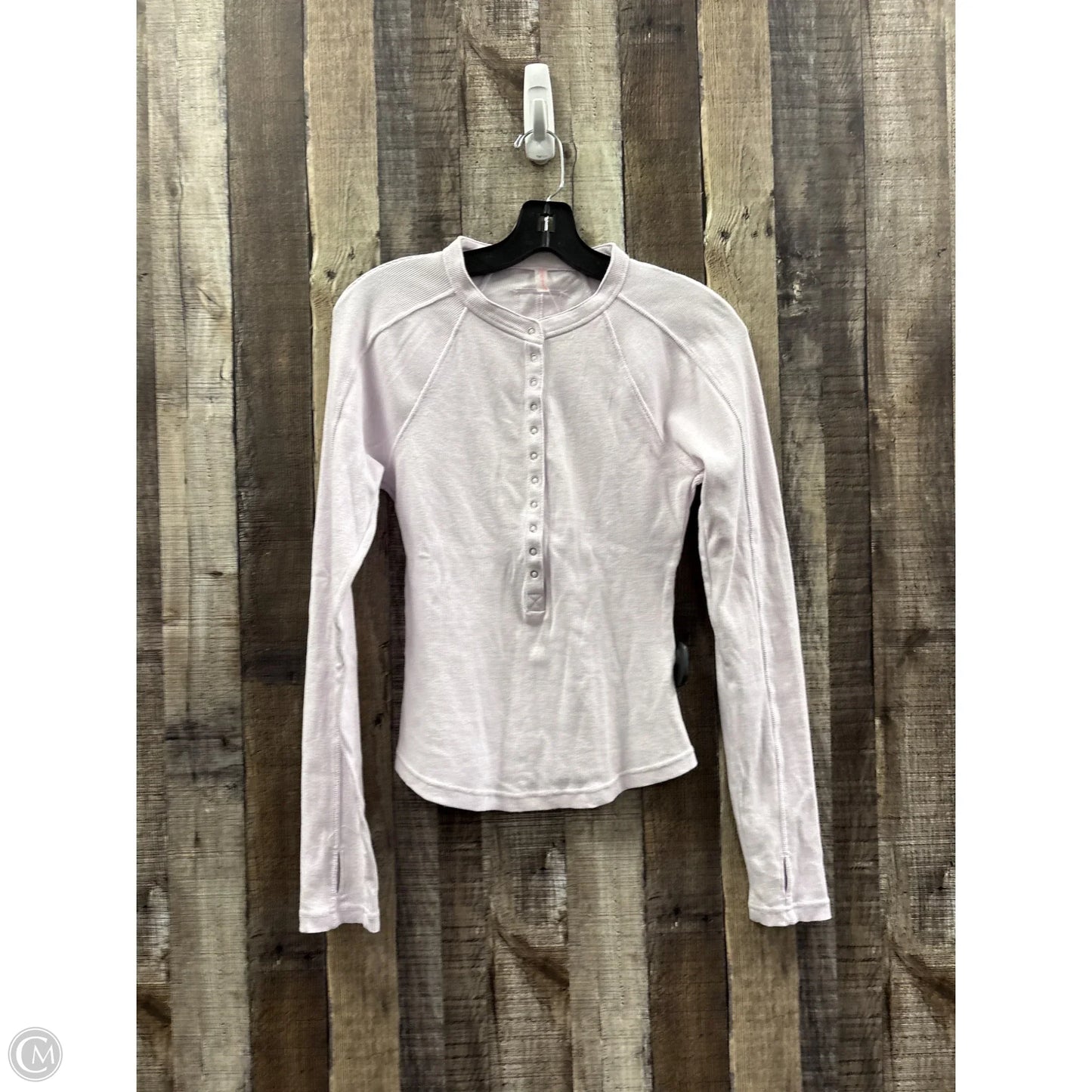 Top Long Sleeve By Free People In Purple, Size: M