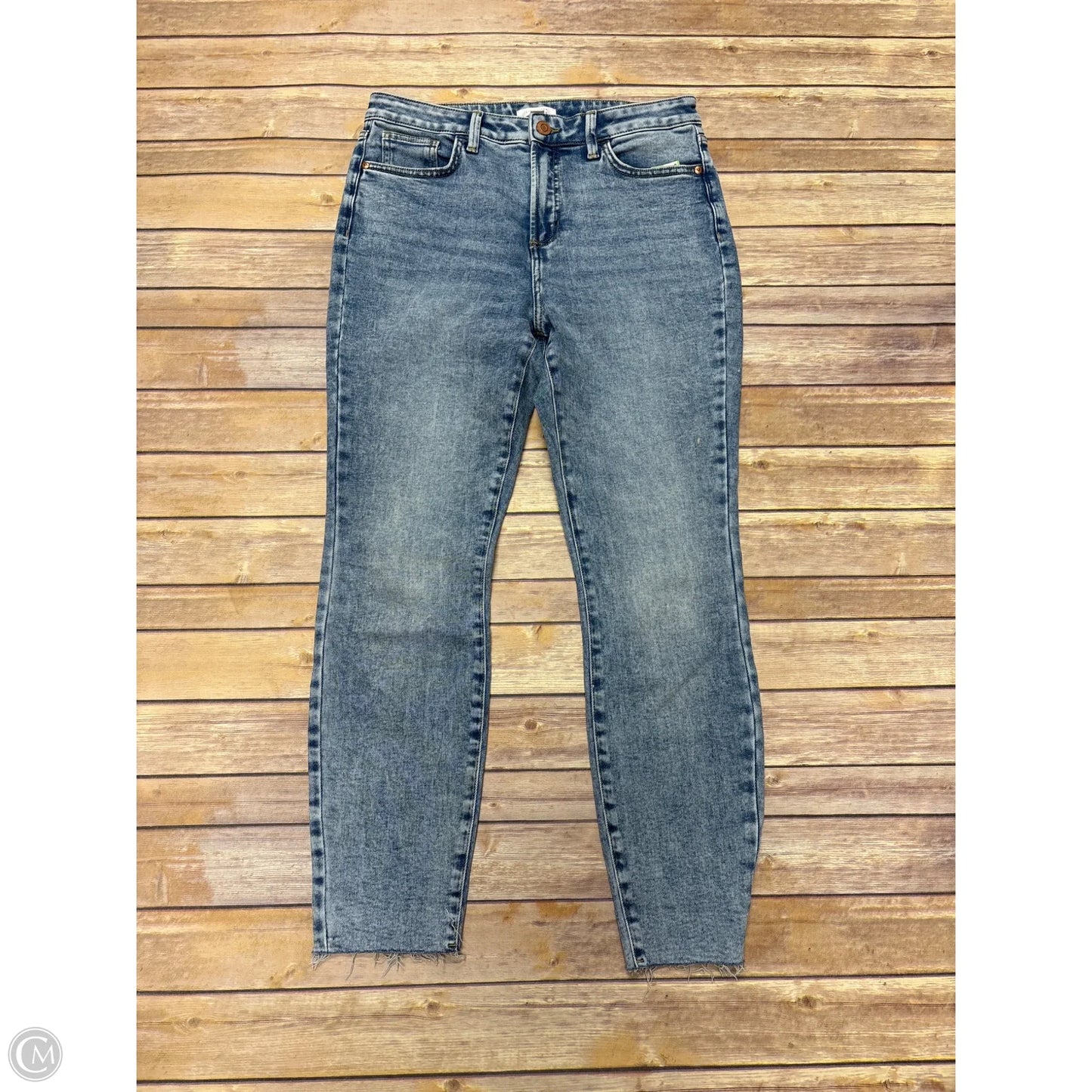 Jeans Skinny By Lc Lauren Conrad In Blue Denim, Size: 12