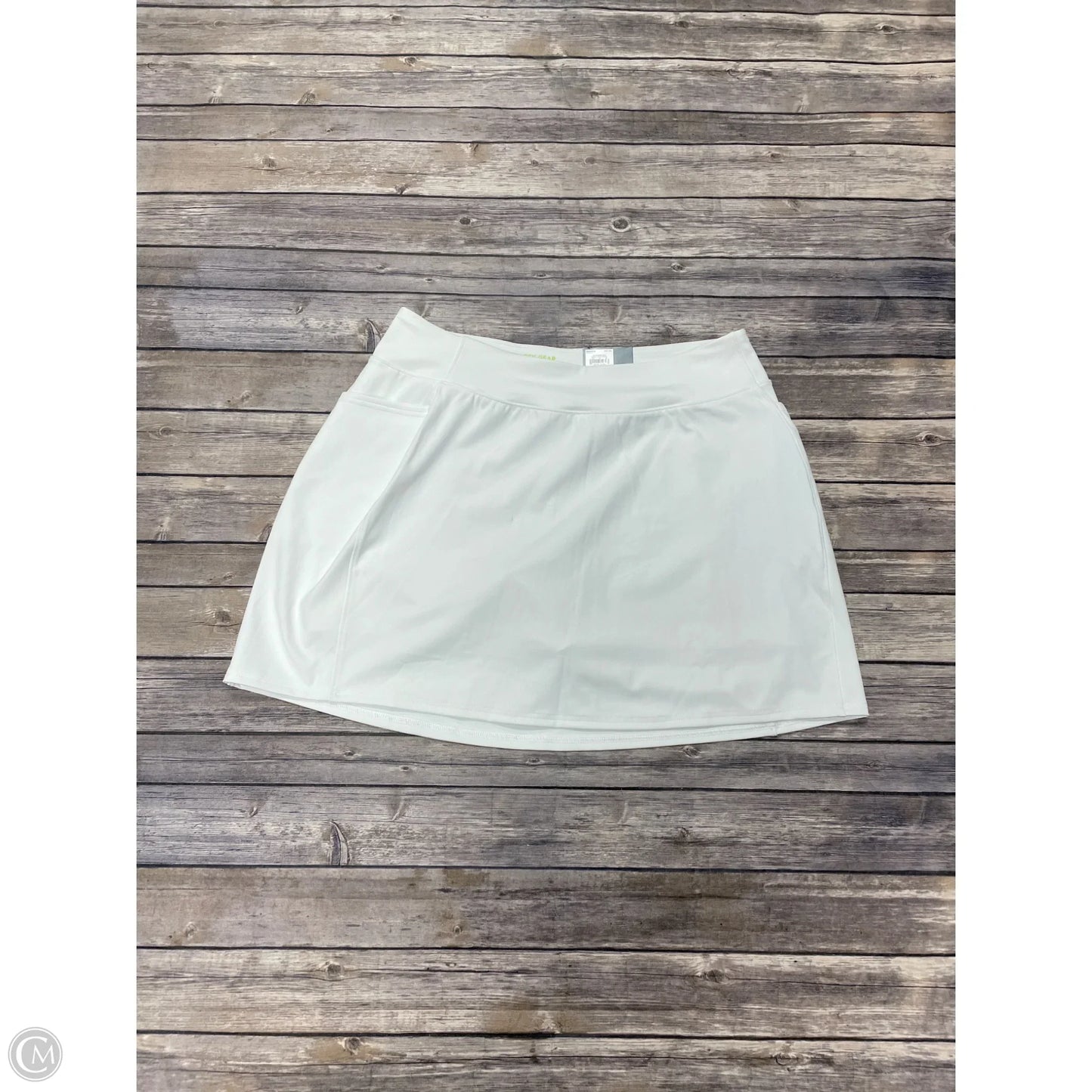 Athletic Skort By Tek Gear In White, Size: Xxl