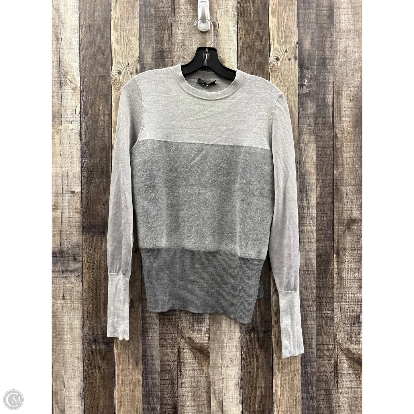 Top Long Sleeve By Rag And Bone In Grey, Size: M