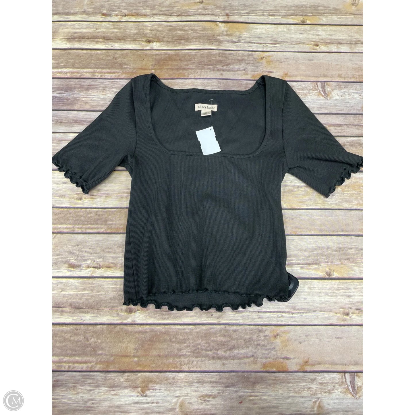 Top Short Sleeve By Cme In Green, Size: Xs
