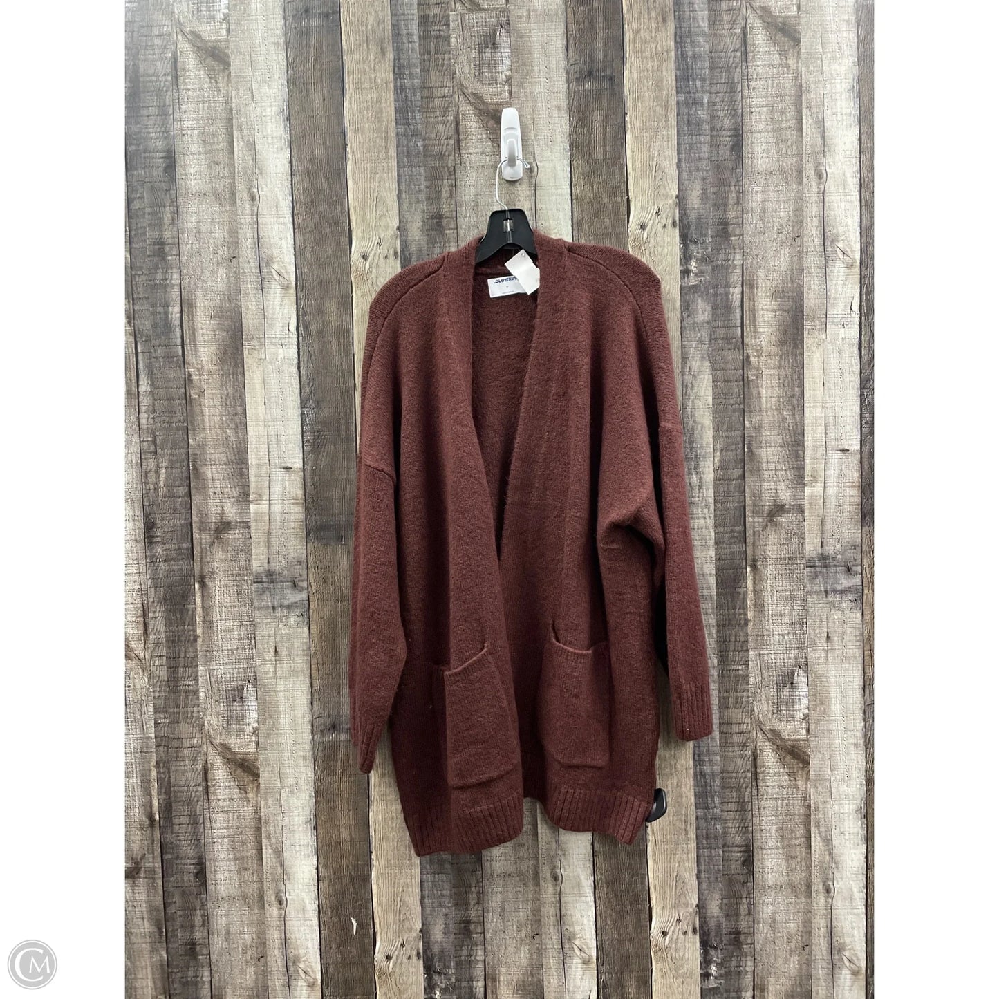 Sweater Cardigan By Old Navy In Brown, Size: 3x