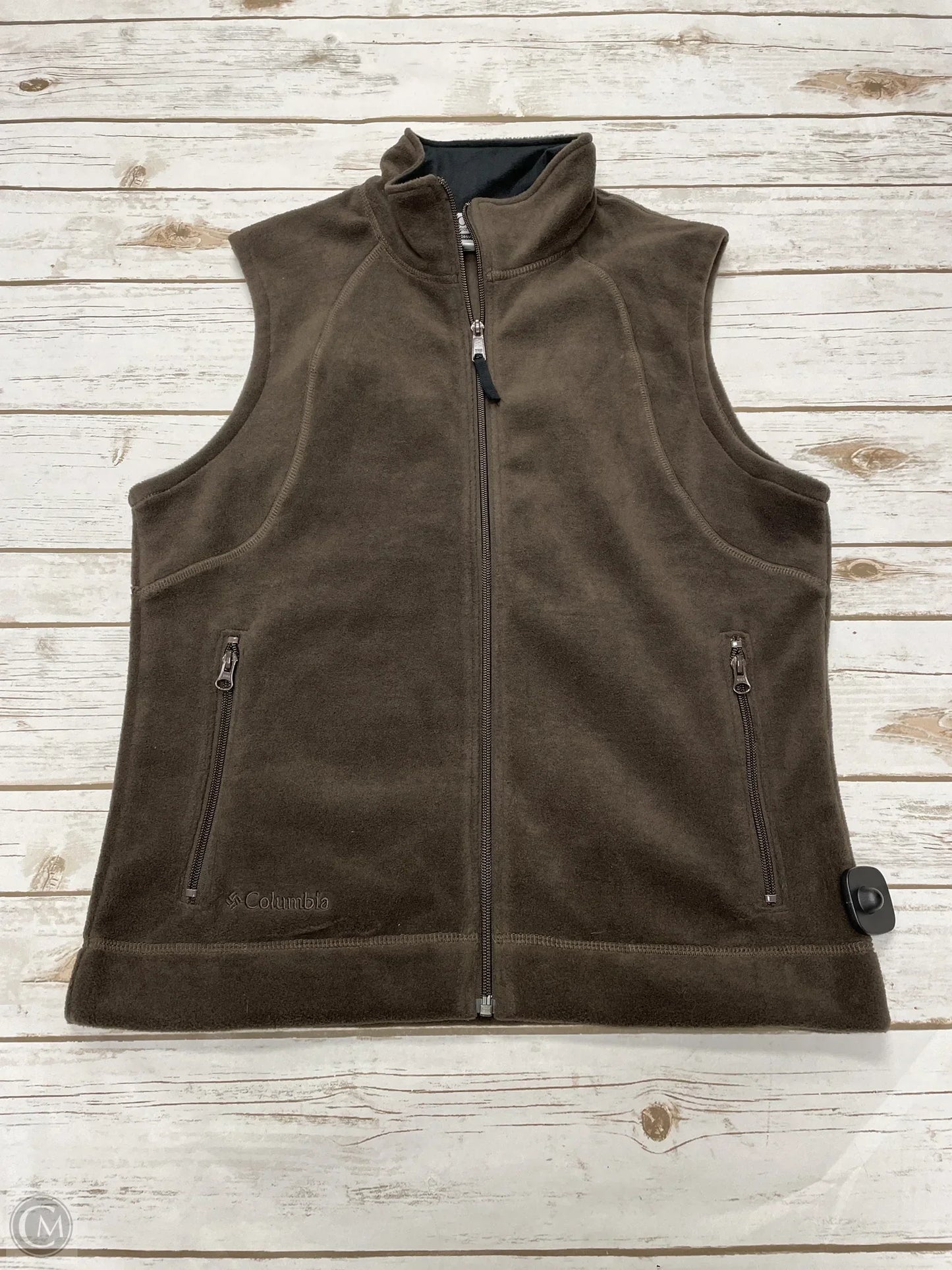 Vest Fleece By Columbia In Brown, Size: M