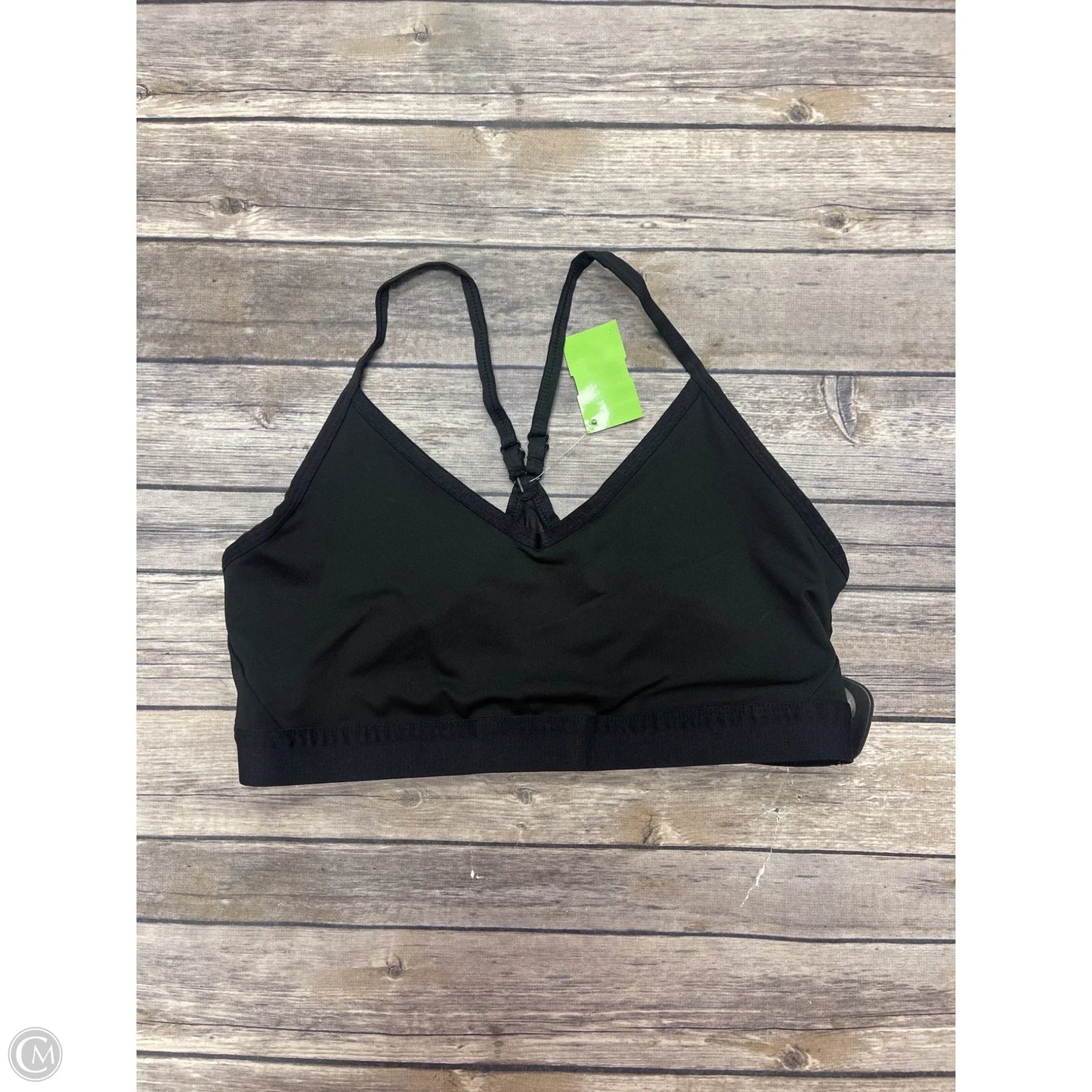 Athletic Bra By Athletic Works In Black, Size: L