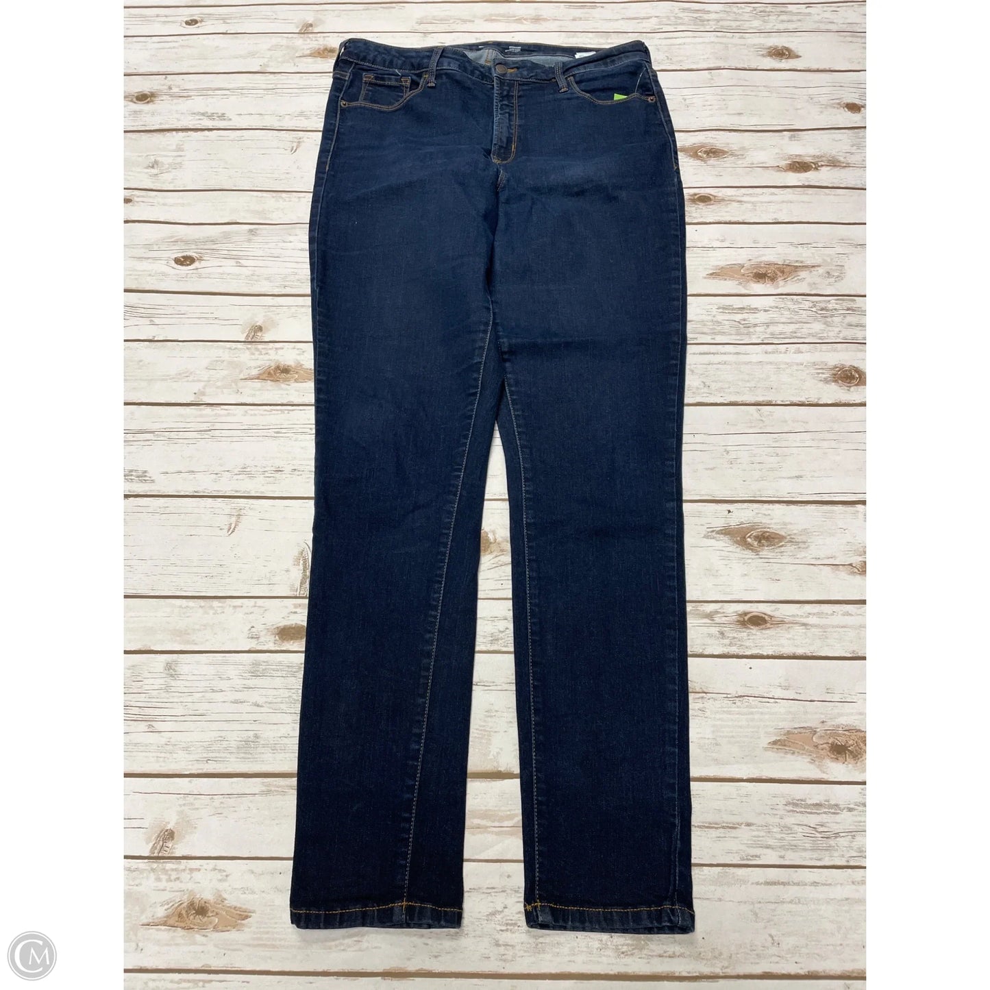 Jeans Skinny By Old Navy In Blue Denim, Size: 16