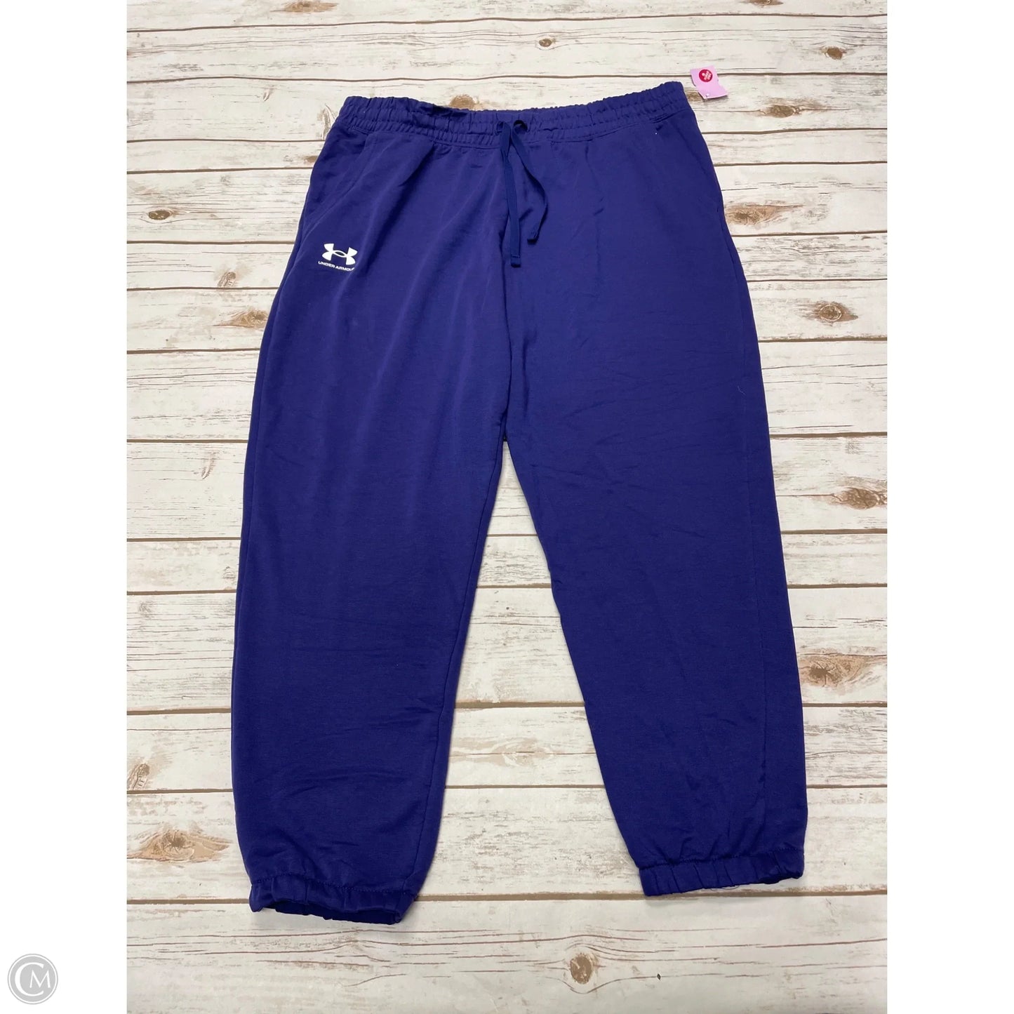 Athletic Pants By Under Armour In Purple, Size: Xl