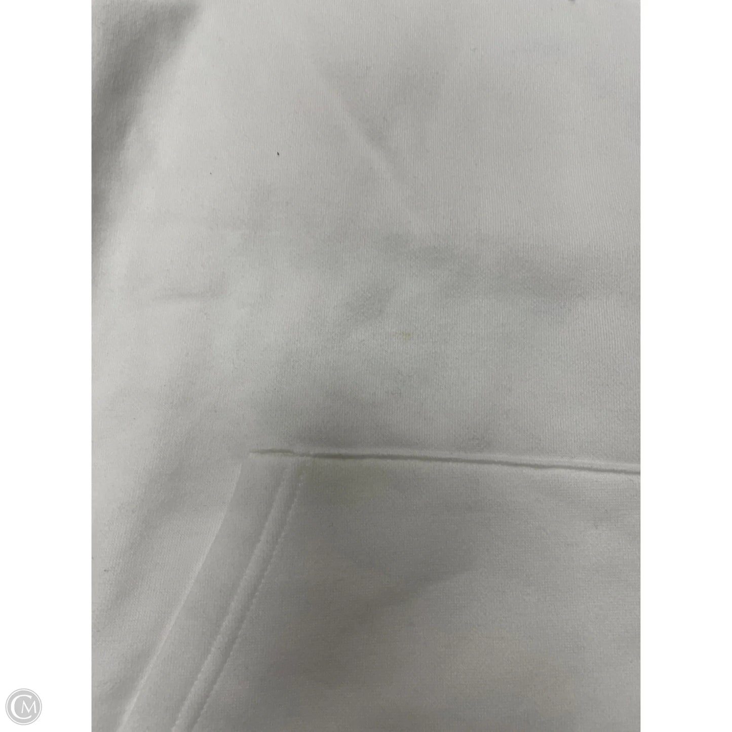 Athletic Sweatshirt Hoodie By Puma In White, Size: M