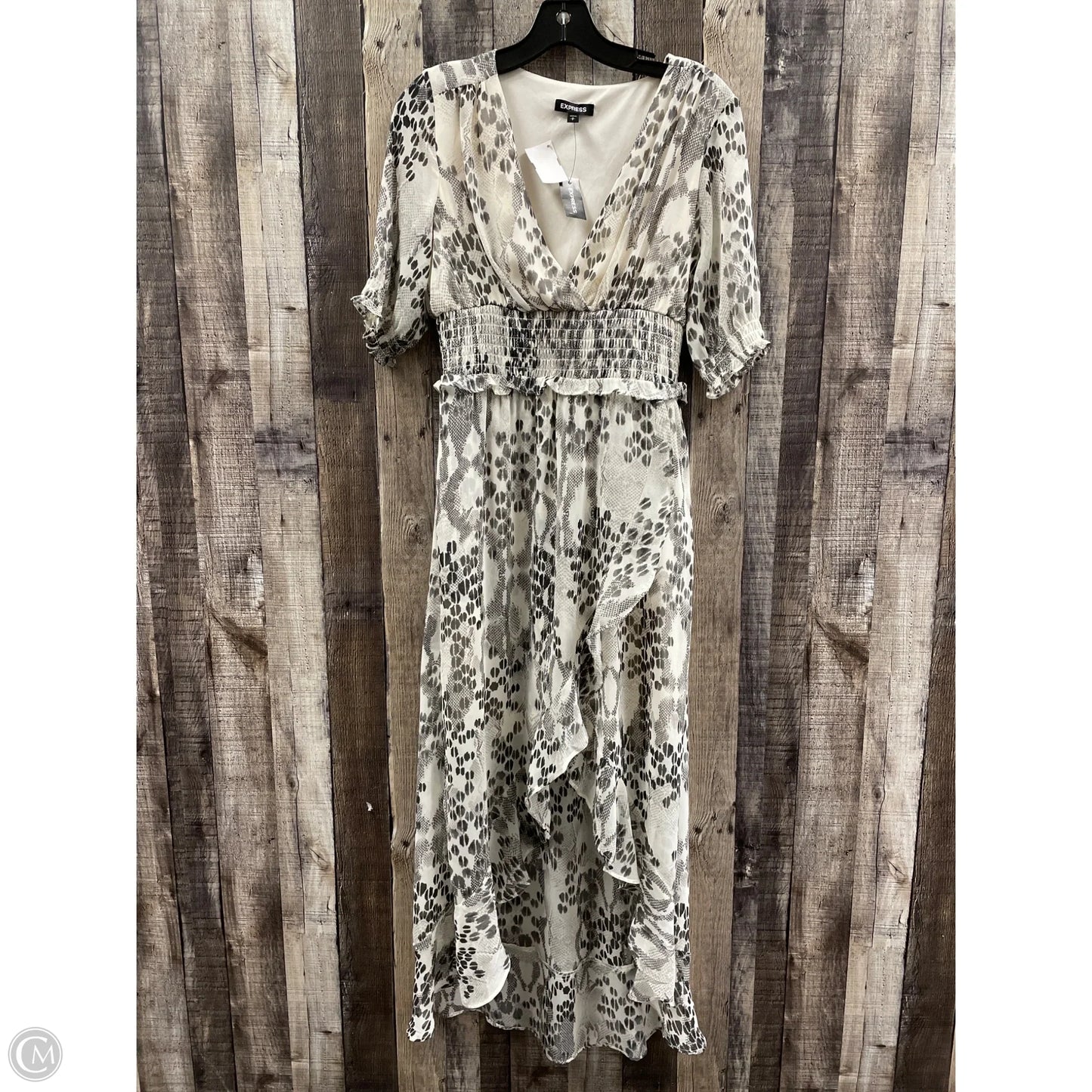 Dress Casual Maxi By Express In Snakeskin Print, Size: S