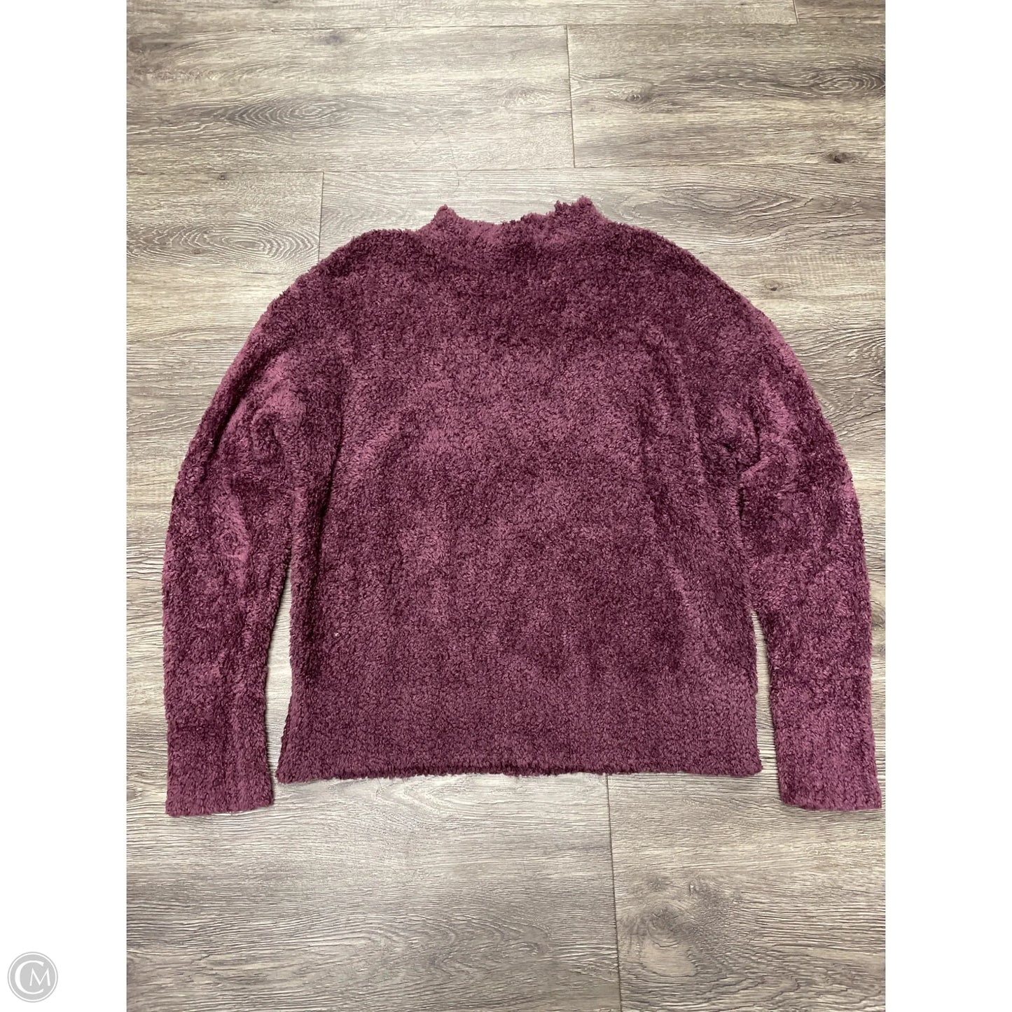 Sweater By Ann Taylor In Purple, Size: L