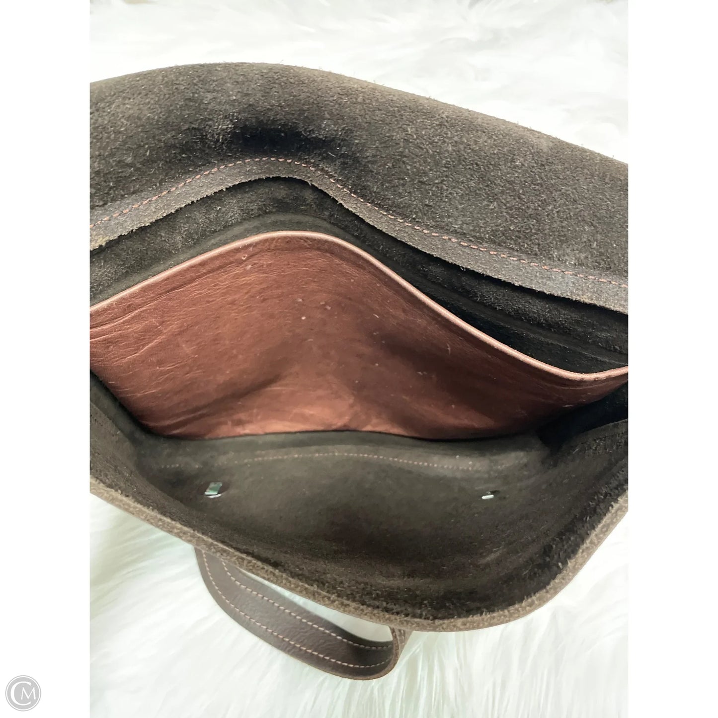 Crossbody Leather By Cme, Size: Medium