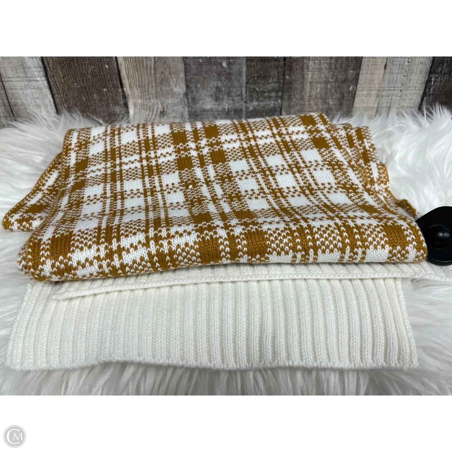 Scarf Winter By Timberland In Plaid Pattern