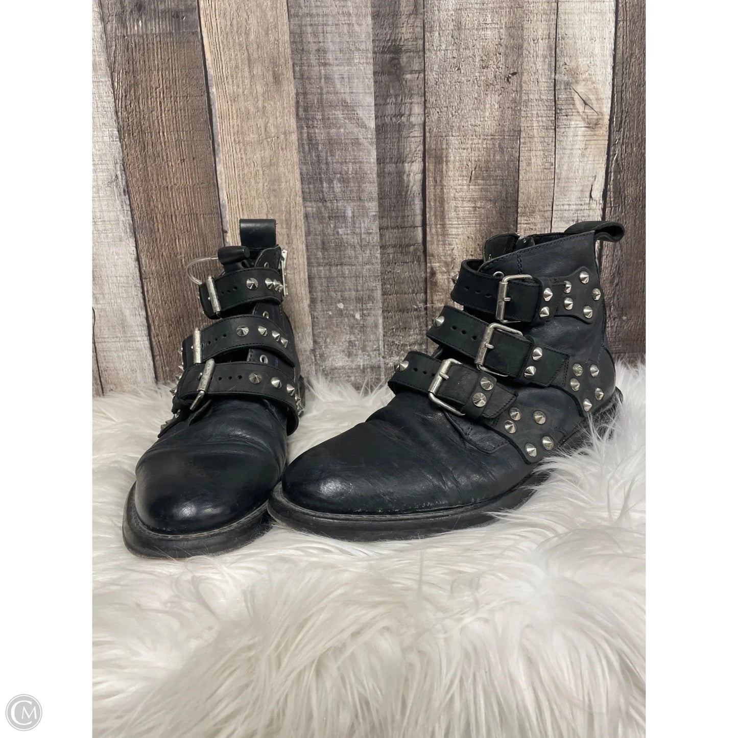 Boots Ankle Flats By Zadig And Voltaire In Black, Size: 11