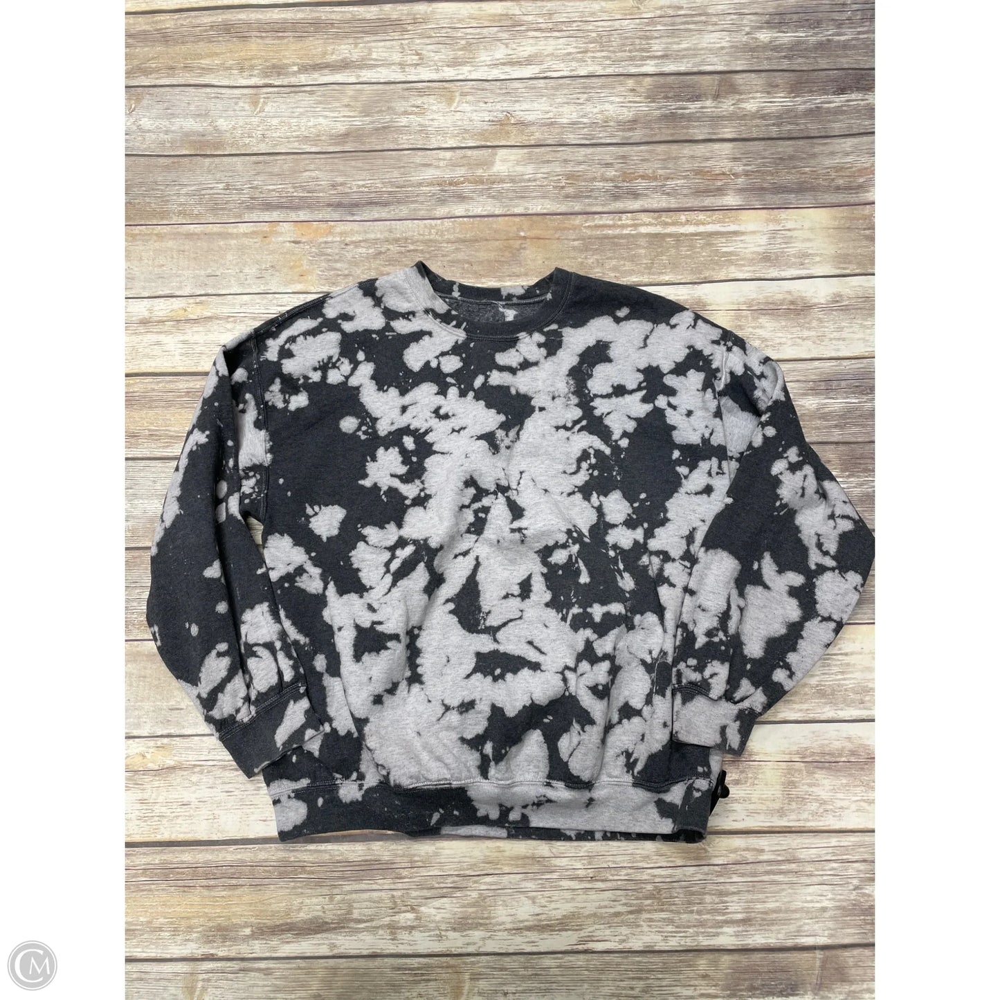 Sweatshirt Crewneck By Cmf In Tie Dye Print, Size: L