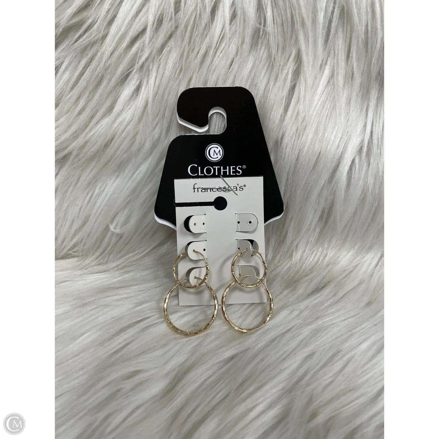 Earrings Hoop By Francesca's, Size: 02 Piece Set