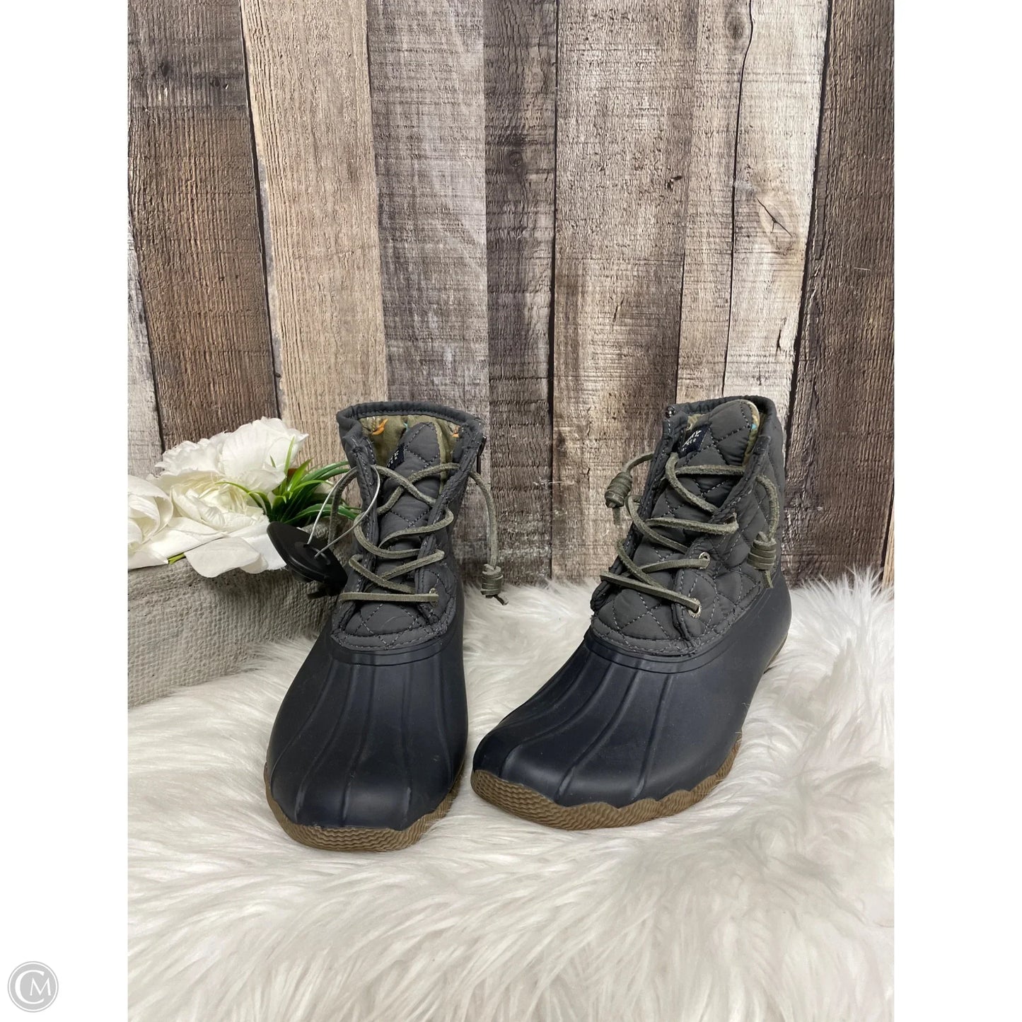 Boots Rain By Sperry In Grey, Size: 6