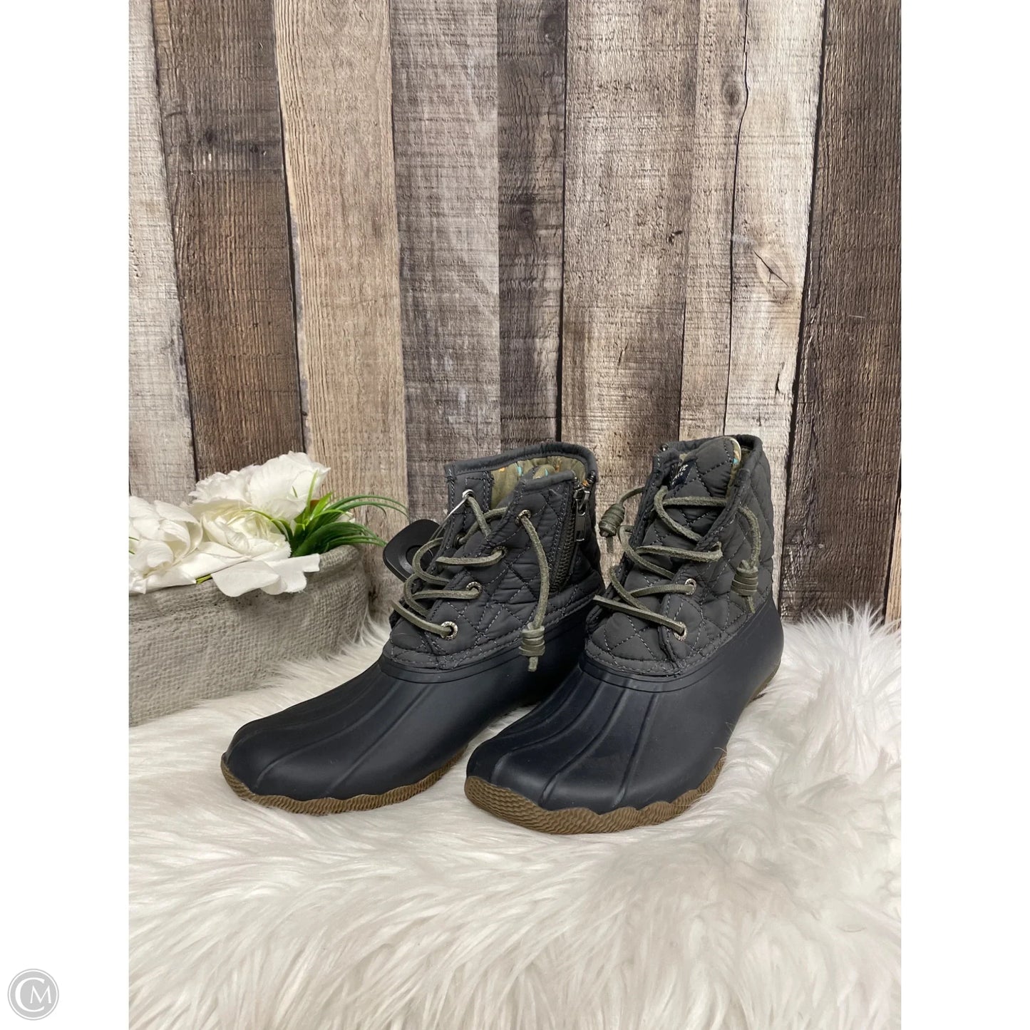 Boots Rain By Sperry In Grey, Size: 6