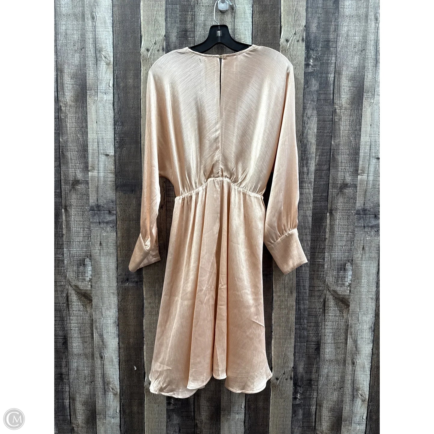 Dress Party Midi By Sugar Lips In Rose Gold, Size: M