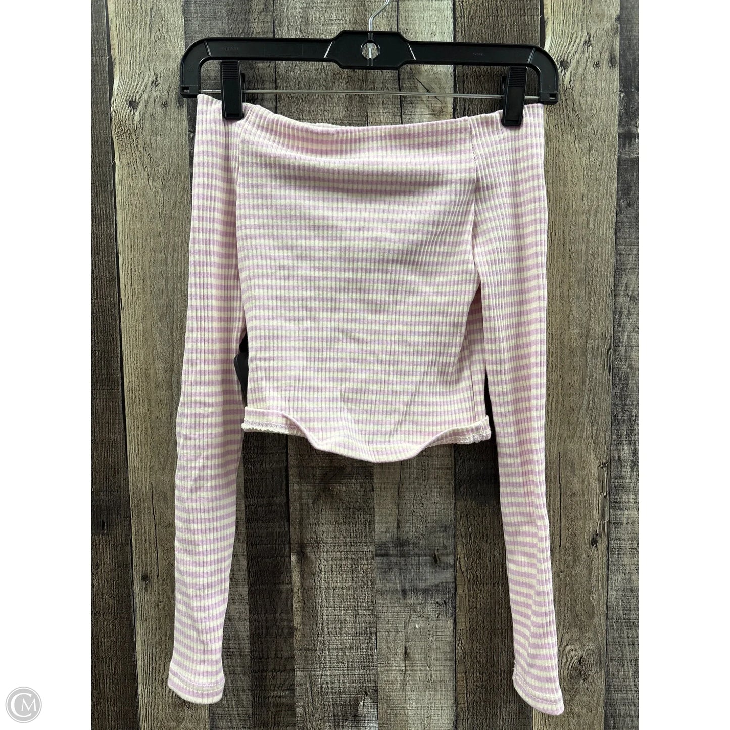 Top Long Sleeve By Cmf In Striped Pattern, Size: Xs