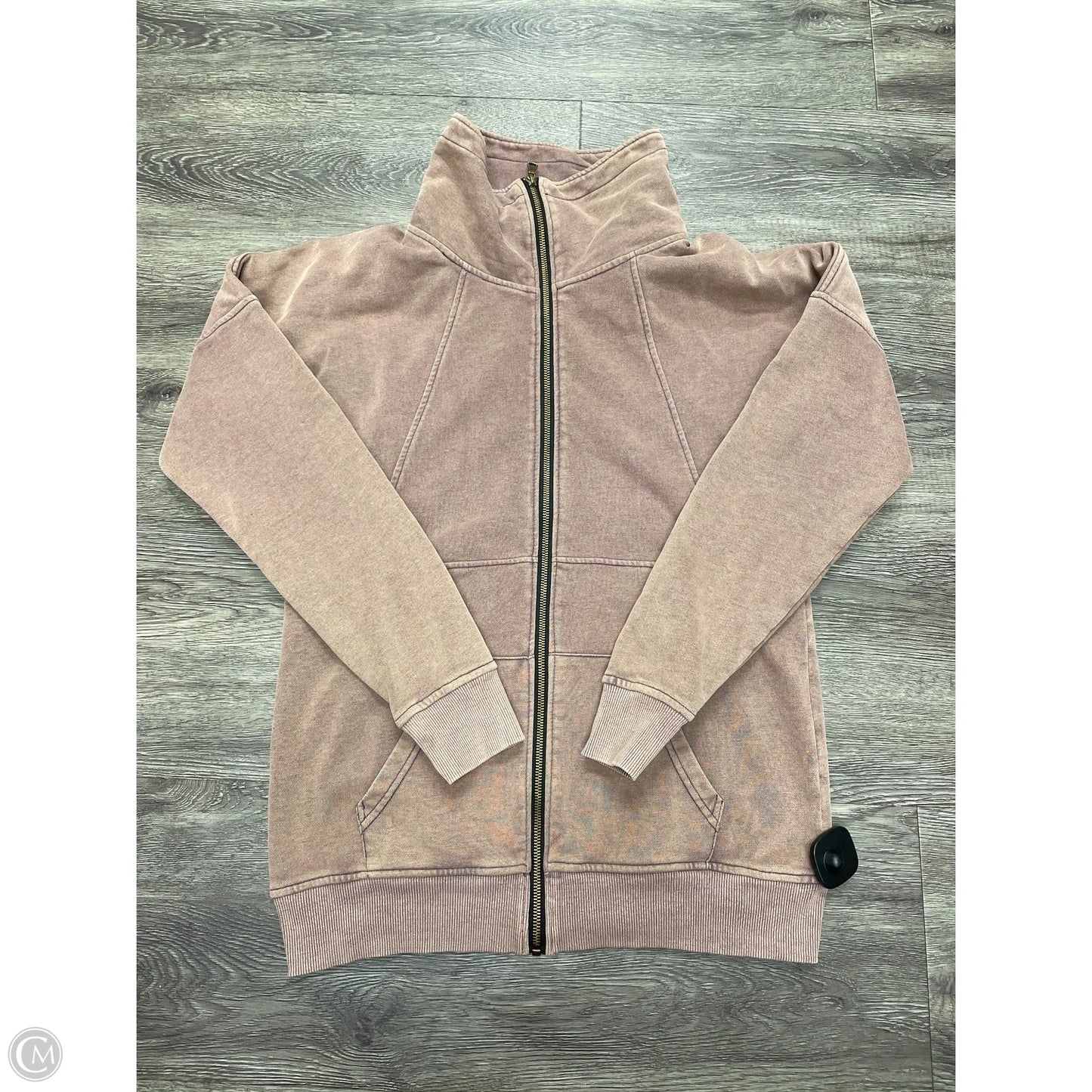 Sweatshirt Collar By Cme In Brown, Size: S