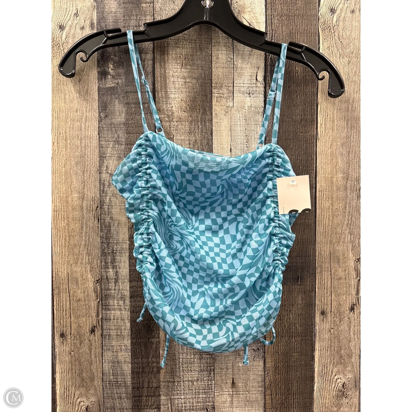 Tank Top By So In Checkered Pattern, Size: L