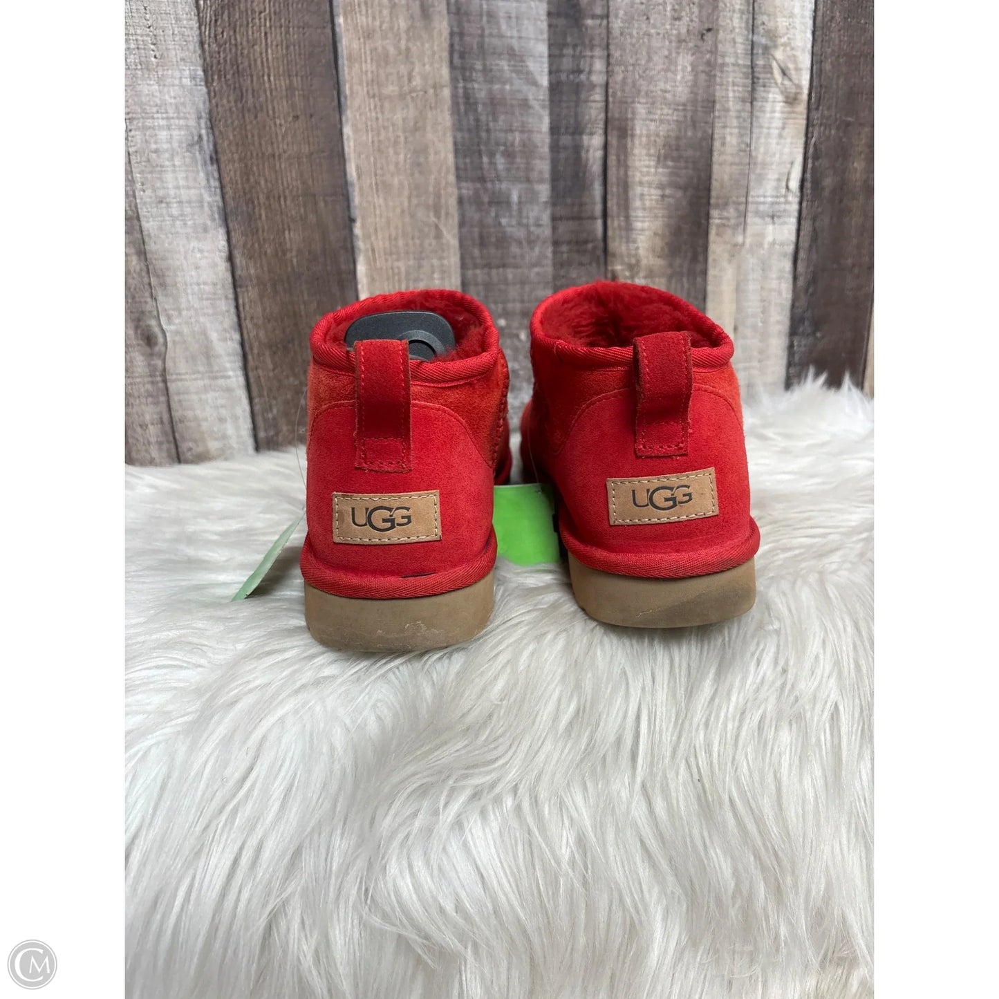 Boots Designer By Ugg In Red, Size: 10