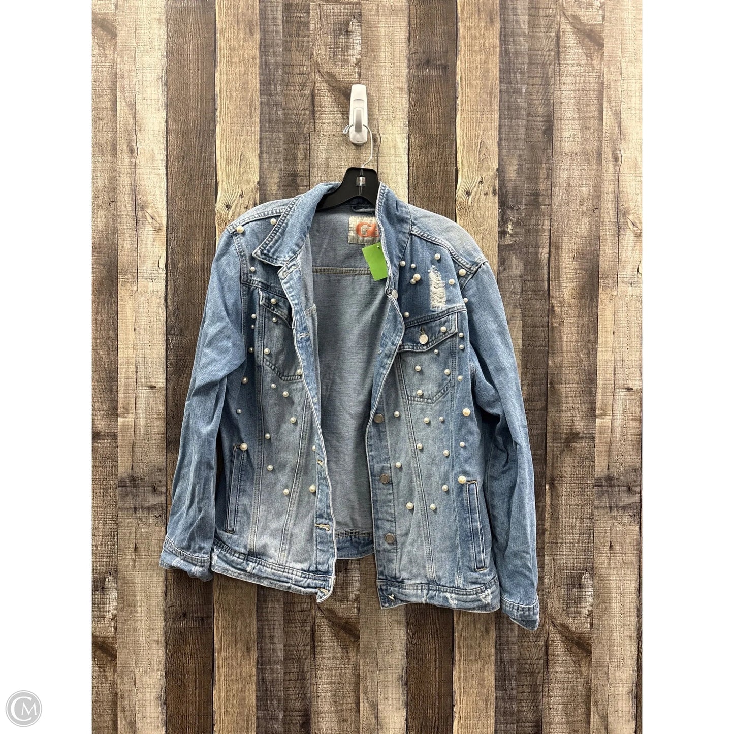 Jacket Denim By Gianni Bini In Blue Denim, Size: M