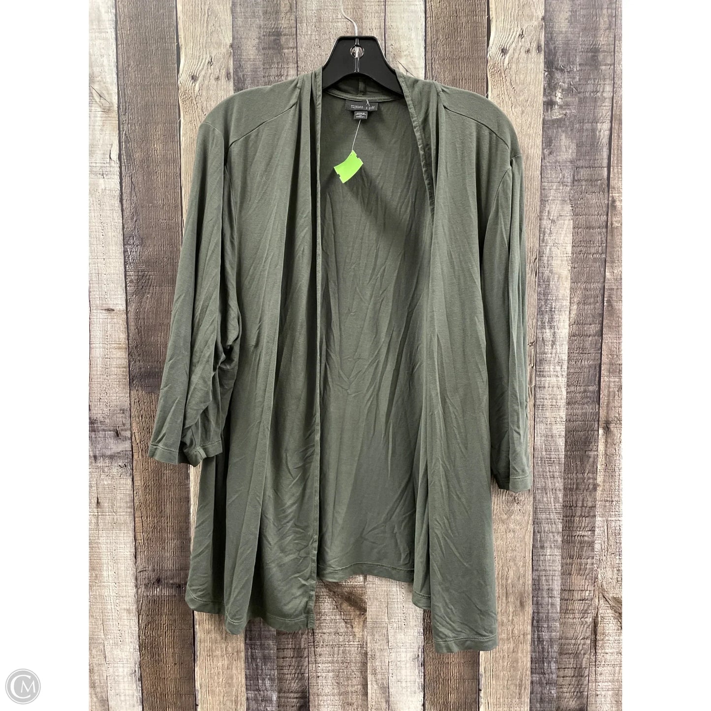Cardigan By J. Jill In Green, Size: 2x