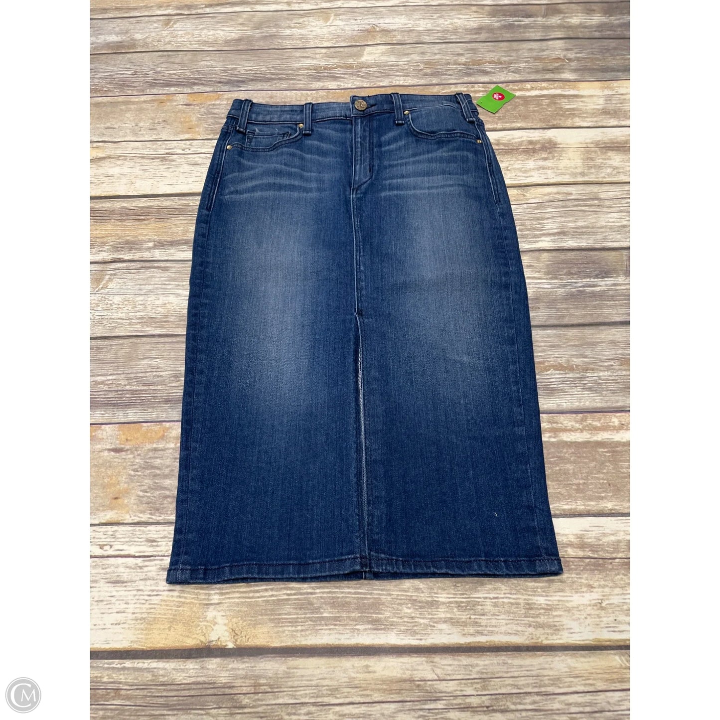 Skirt Mini & Short By Cmb In Blue Denim, Size: 2
